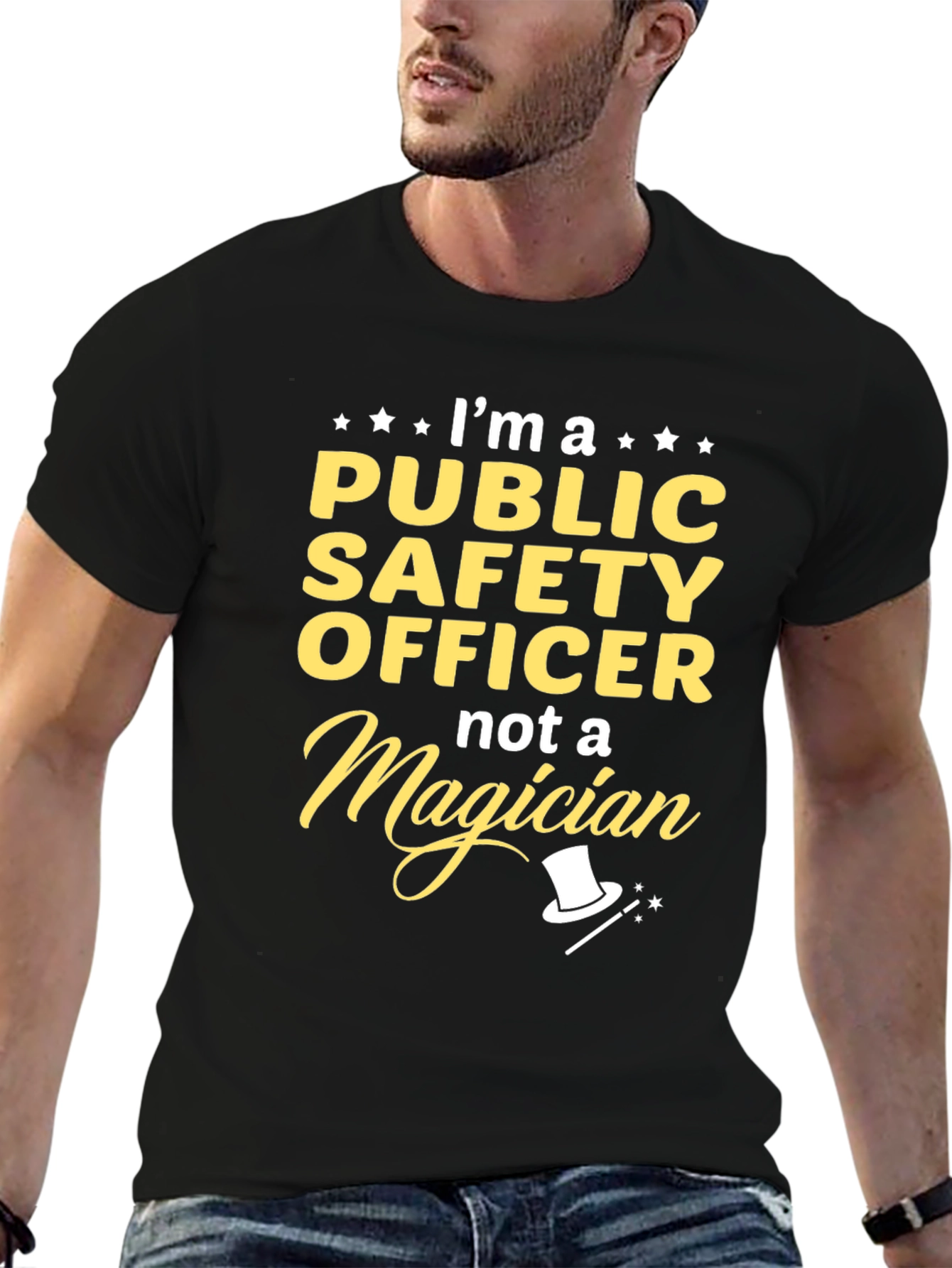 Public Safety Officer T-Shirt - Funny Magician Tee