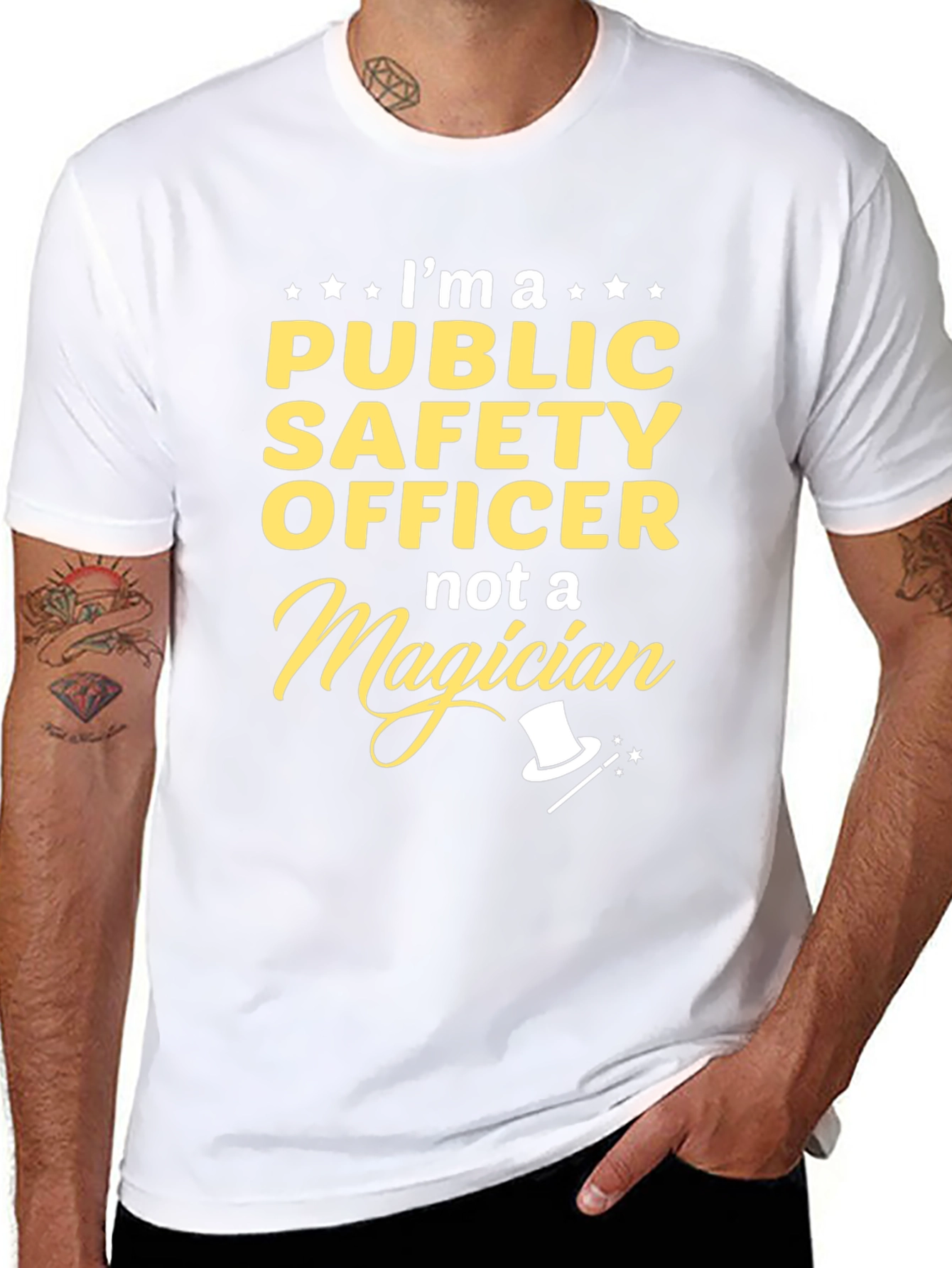 Public Safety Officer T-Shirt - Funny Magician Tee