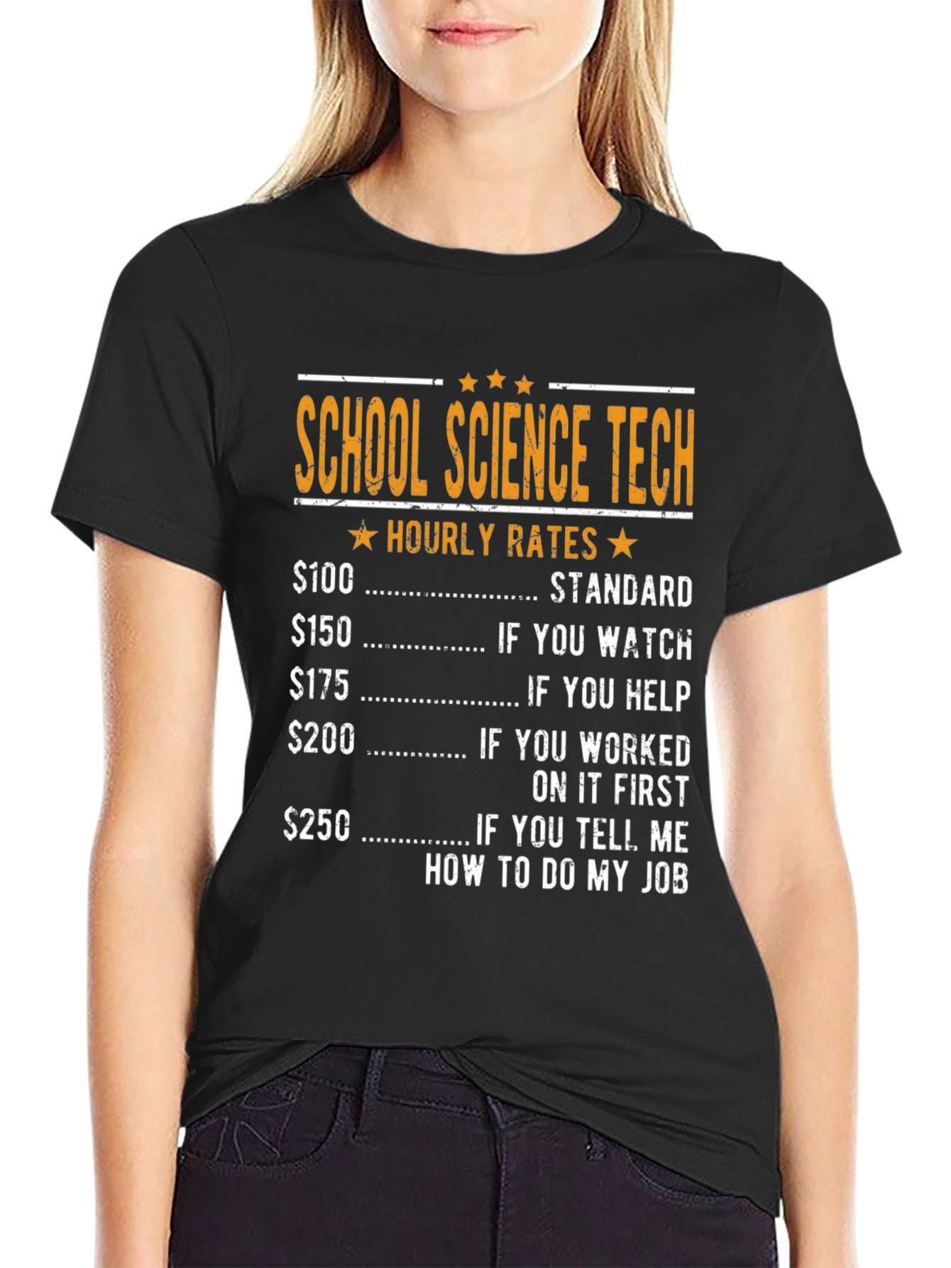 School Science Tech Hourly Rates T-Shirt