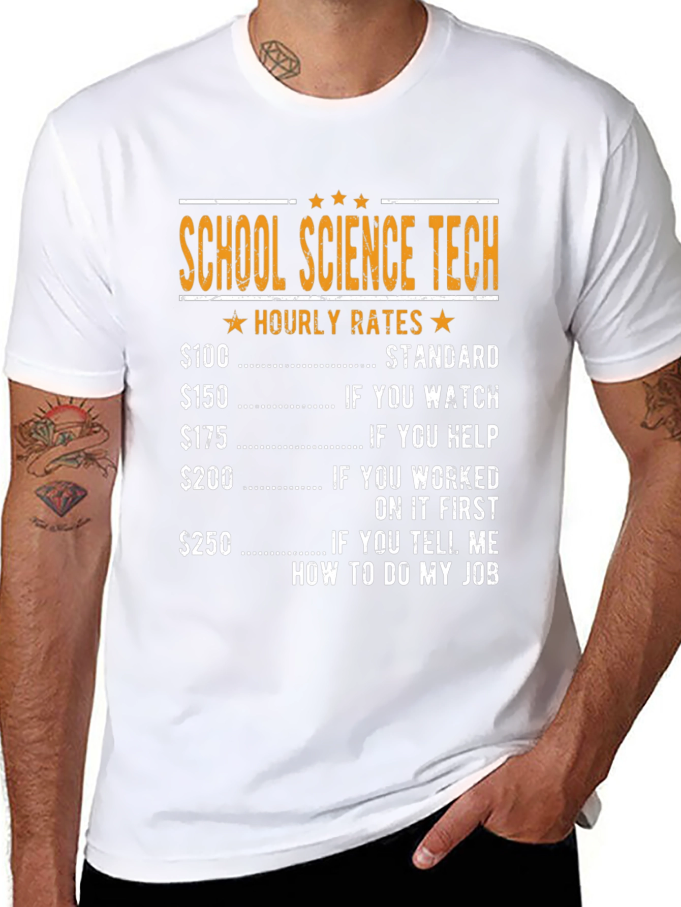 School Science Tech Hourly Rates T-Shirt