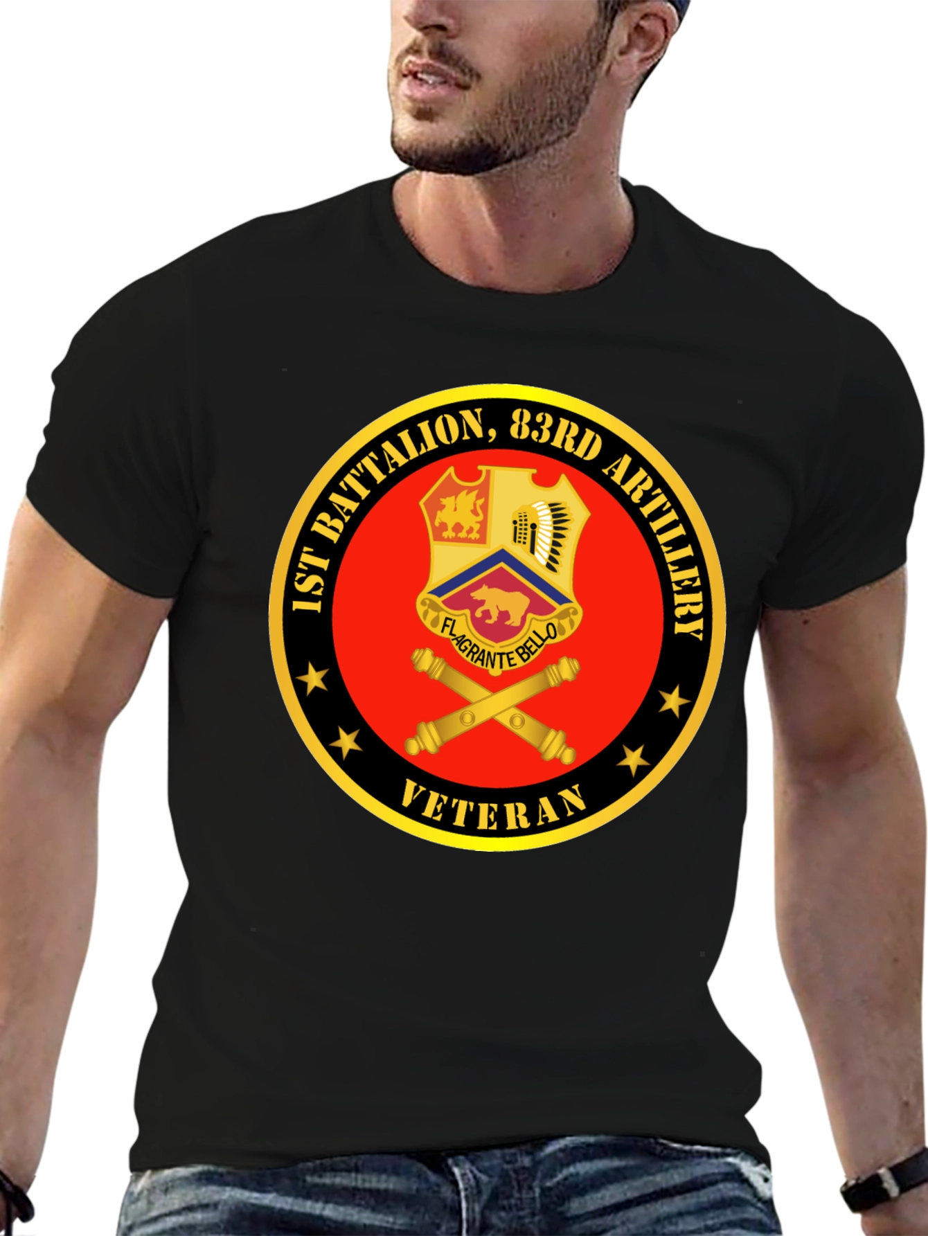 1st Battalion 83rd Artillery Veteran T-Shirt