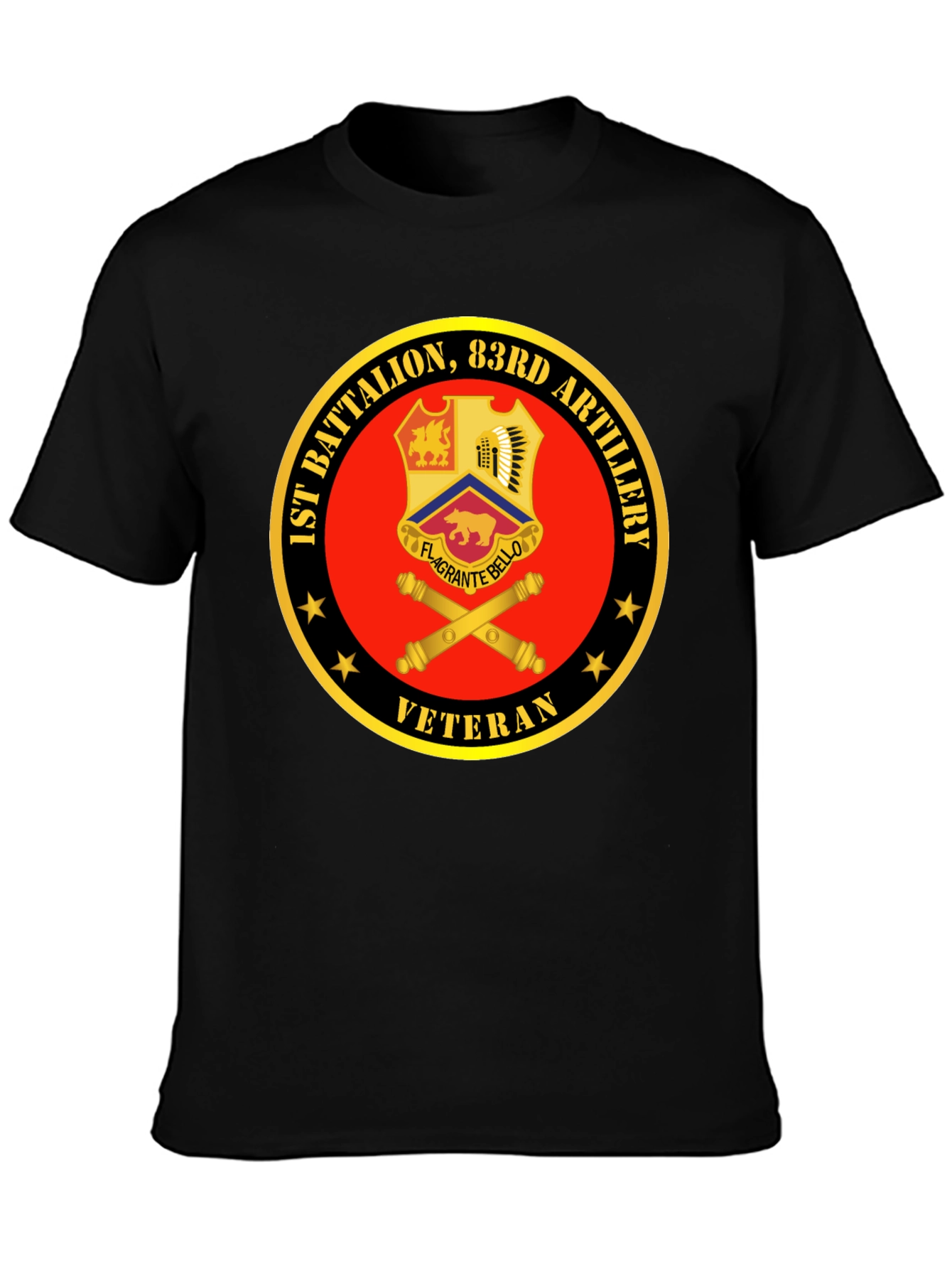 1st Battalion 83rd Artillery Veteran T-Shirt