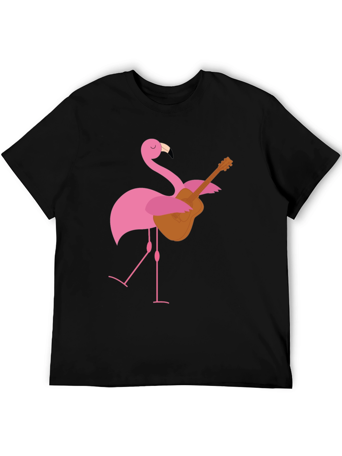 Flamingo Guitar T-Shirt - Playful Graphic Tee