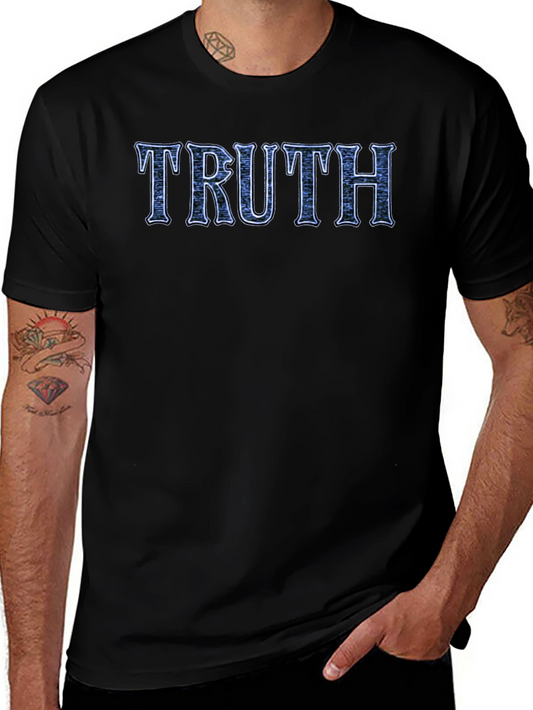 Truth Graphic Tee - Black Casual T-Shirt