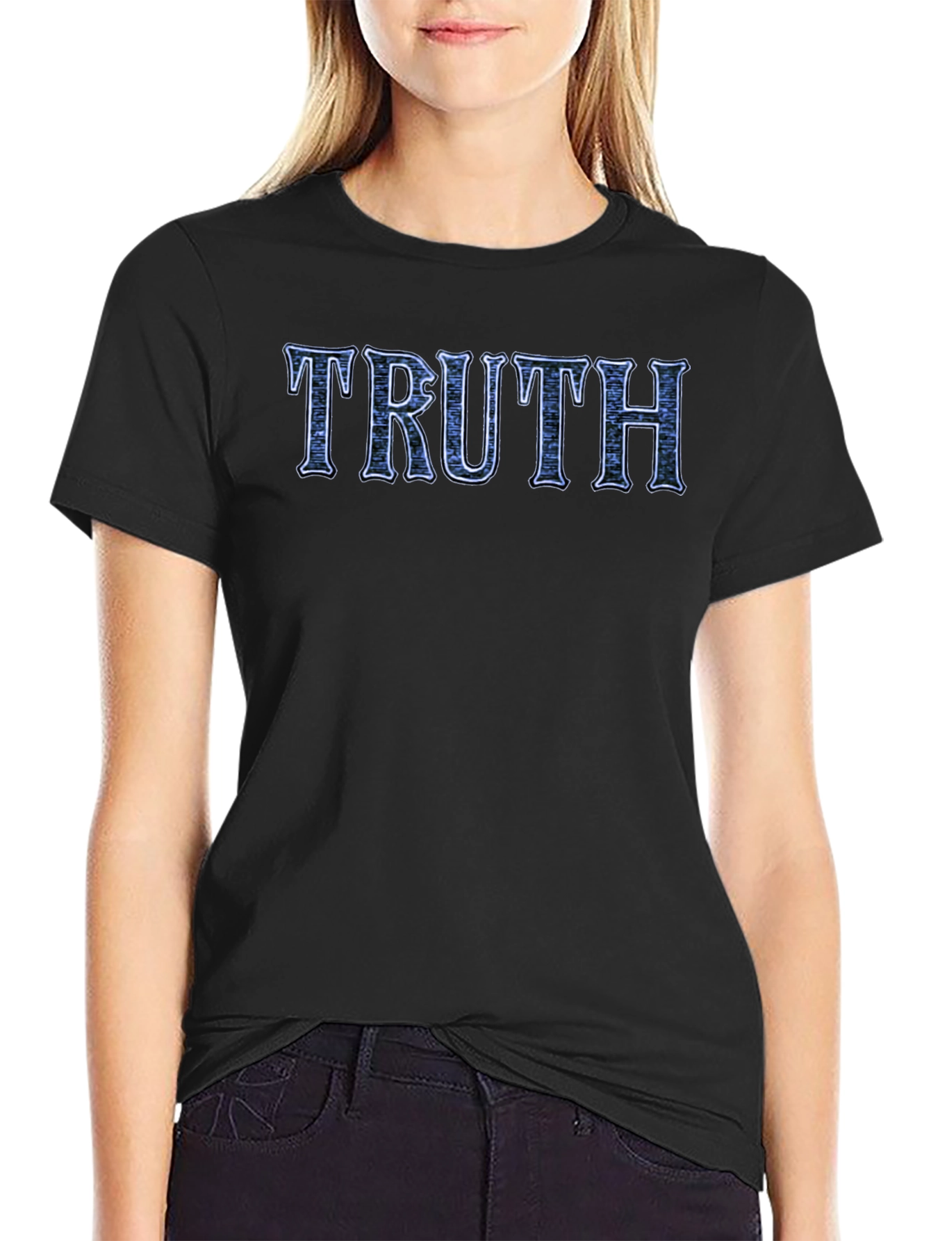 Truth Graphic Tee - Black Casual T-Shirt