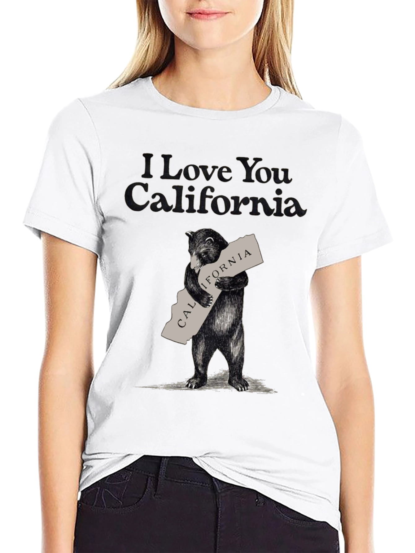 I Love You California Bear T-Shirt