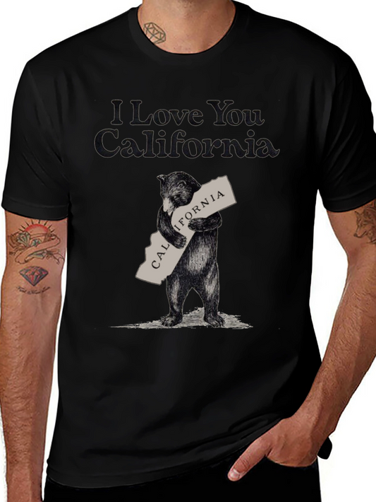 I Love You California Bear T-Shirt