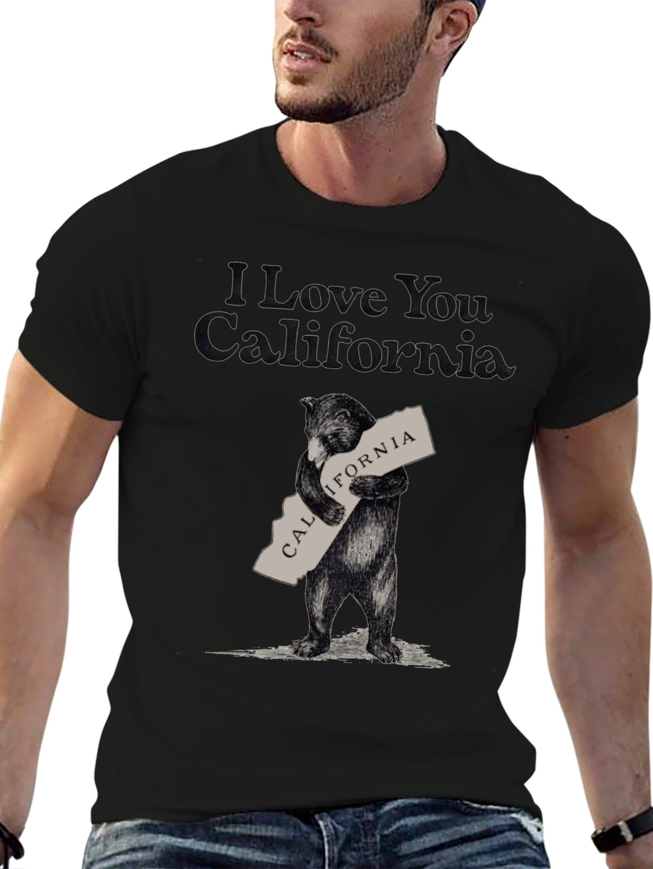 I Love You California Bear T-Shirt