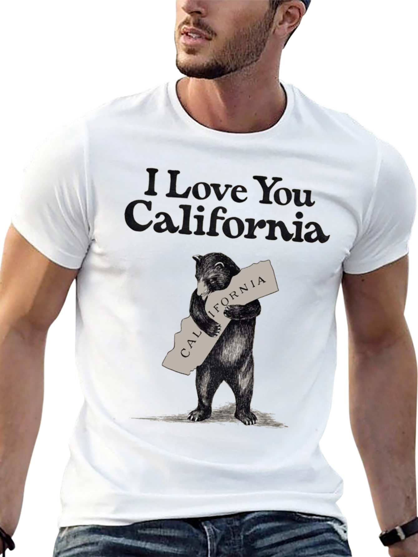 I Love You California Bear T-Shirt