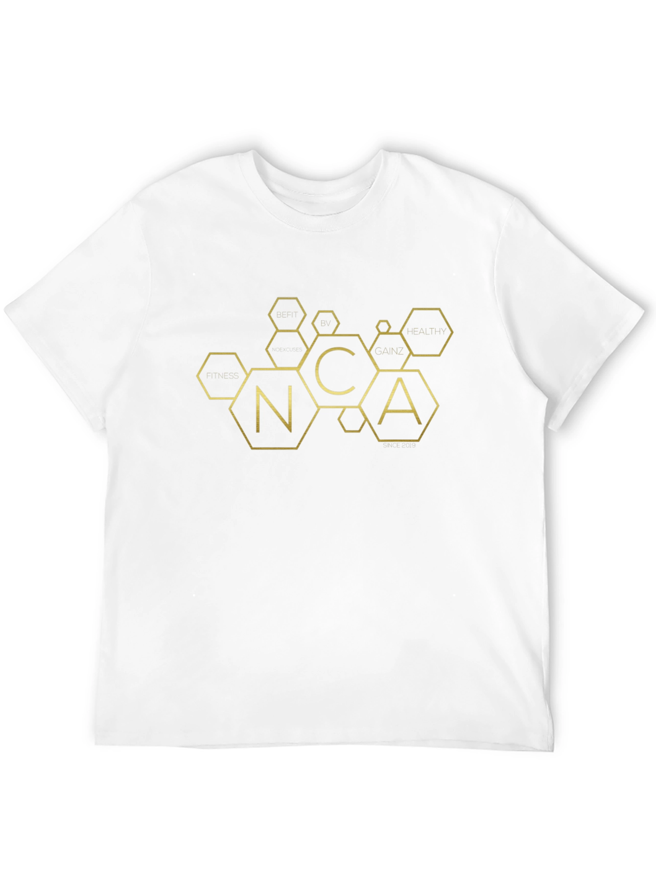 Fitness Inspired NCA Hexagon Graphic T-Shirt