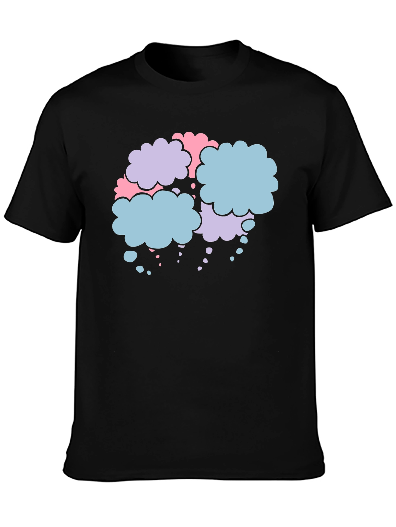 Cloud Bubble Graphic Tee - Soft Cotton Blend