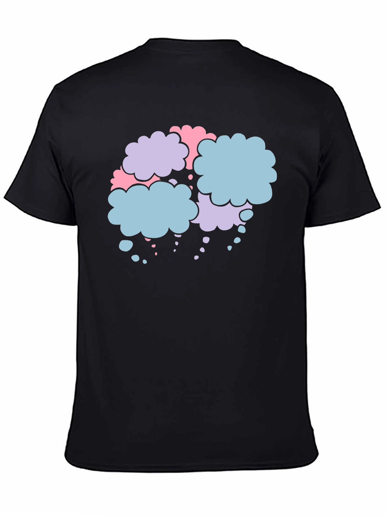 Cloud Bubble Graphic Tee - Soft Cotton Blend