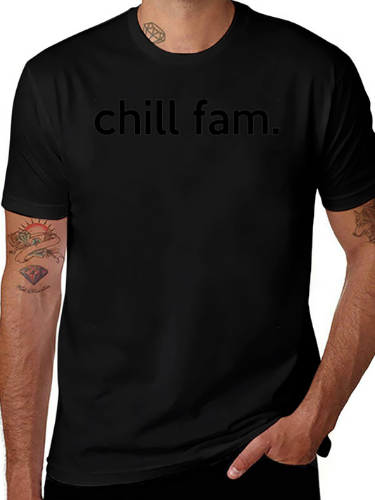 Chill Fam Black Graphic Tee