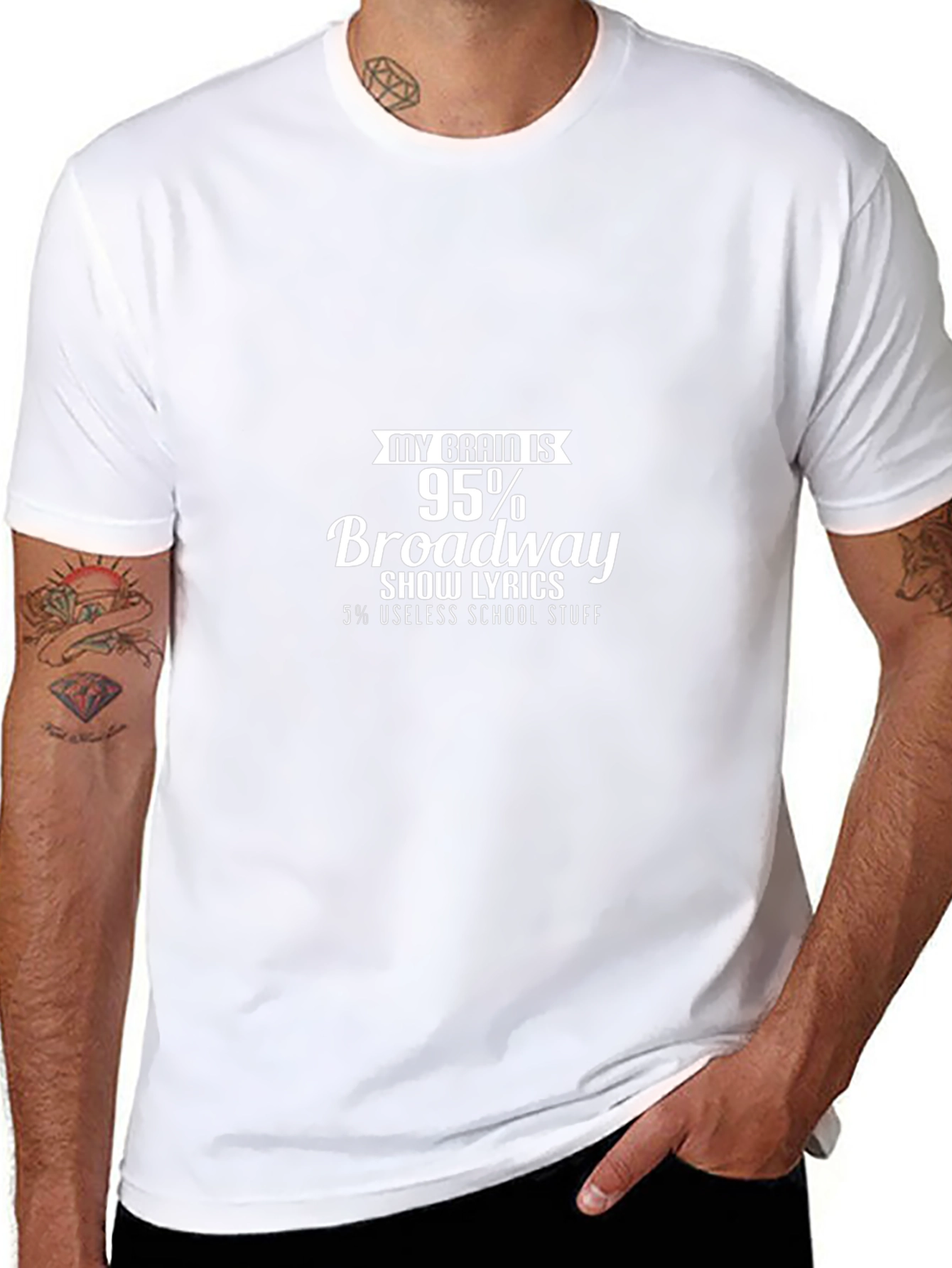Broadway Lyrics T-Shirt: 95% Show Lyrics!
