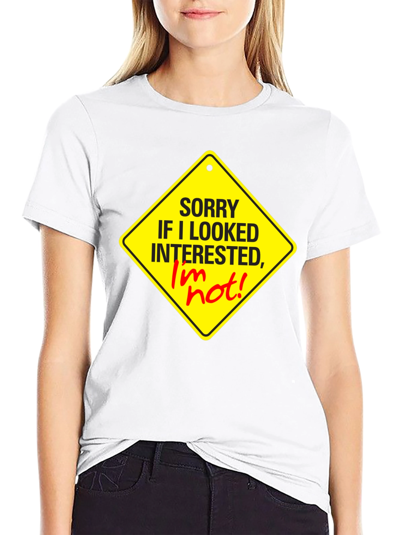 Sorry I Looked Interested Graphic T-Shirt