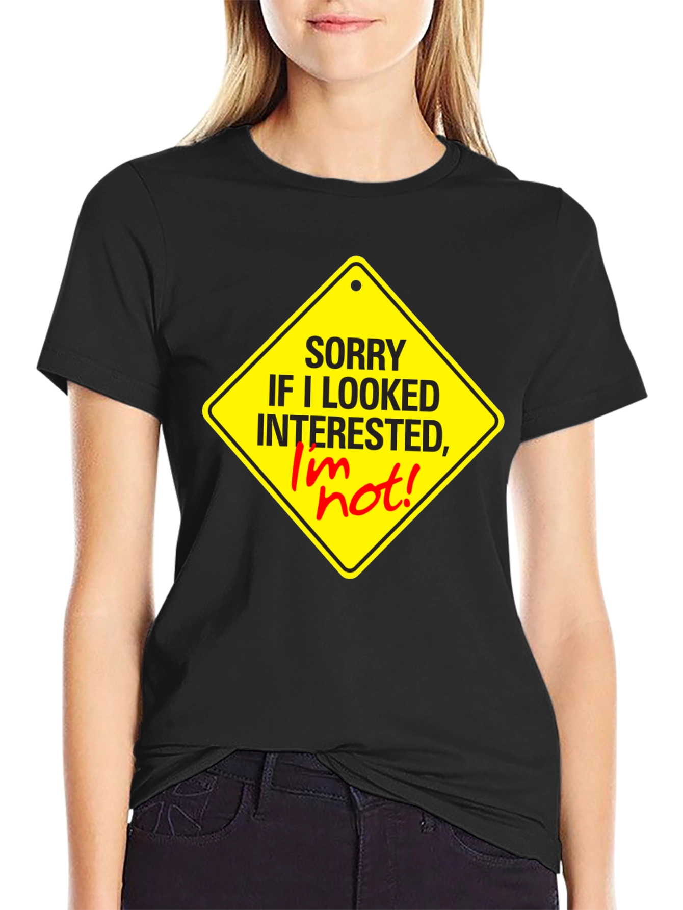 Sorry I Looked Interested Graphic T-Shirt