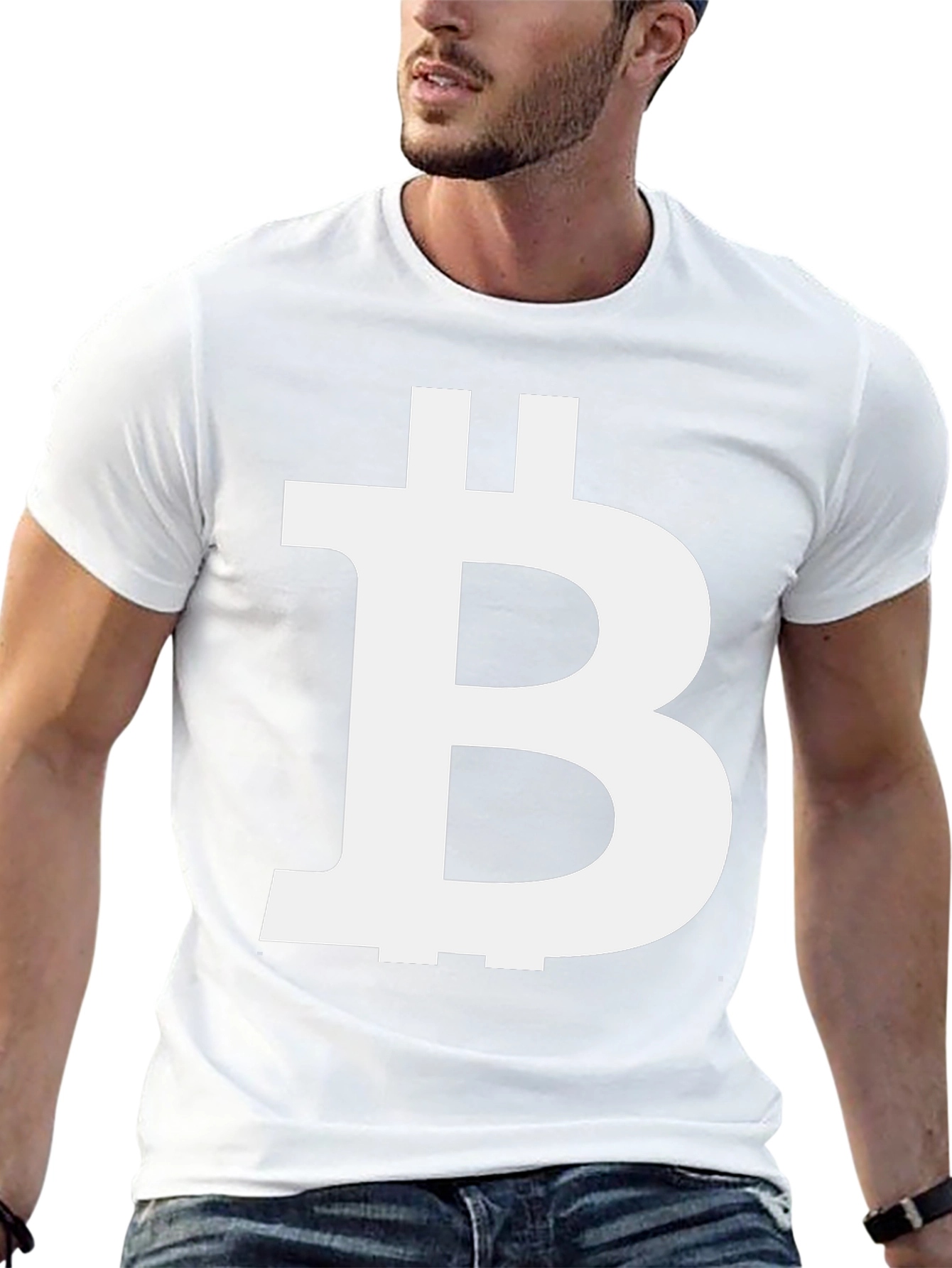 Bitcoin Logo Black T-Shirt