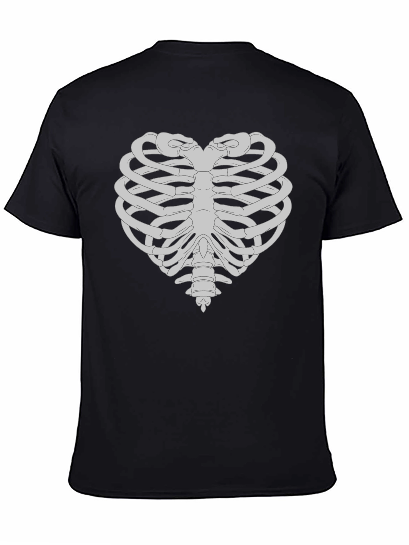 Heart Rib Cage Graphic T-Shirt - Anatomical Love