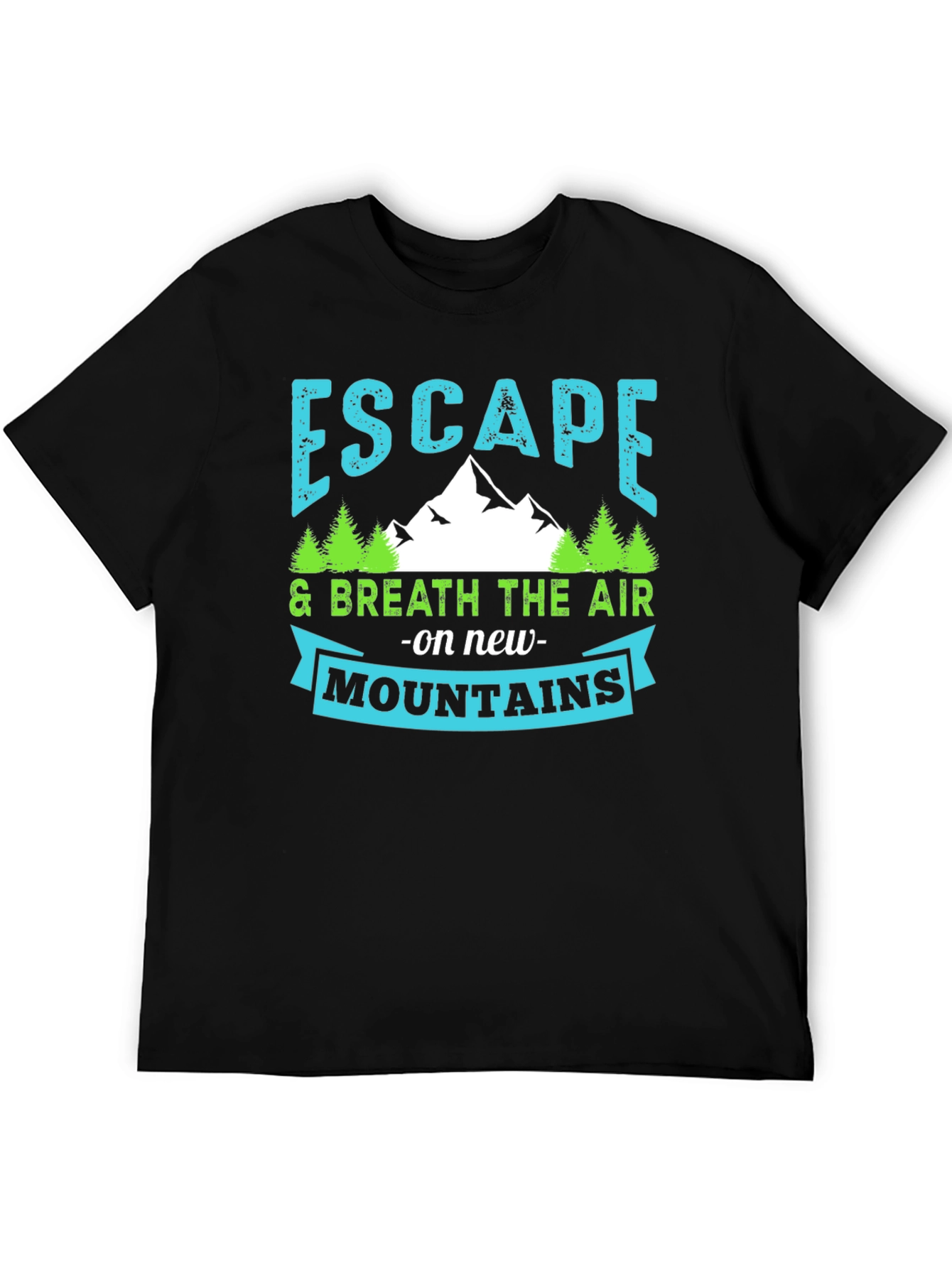 Escape to New Mountains Graphic T-Shirt