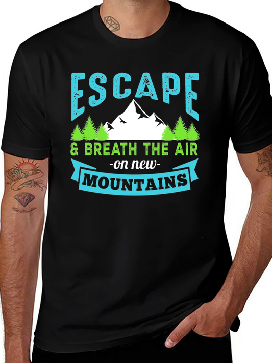 Escape to New Mountains Graphic T-Shirt