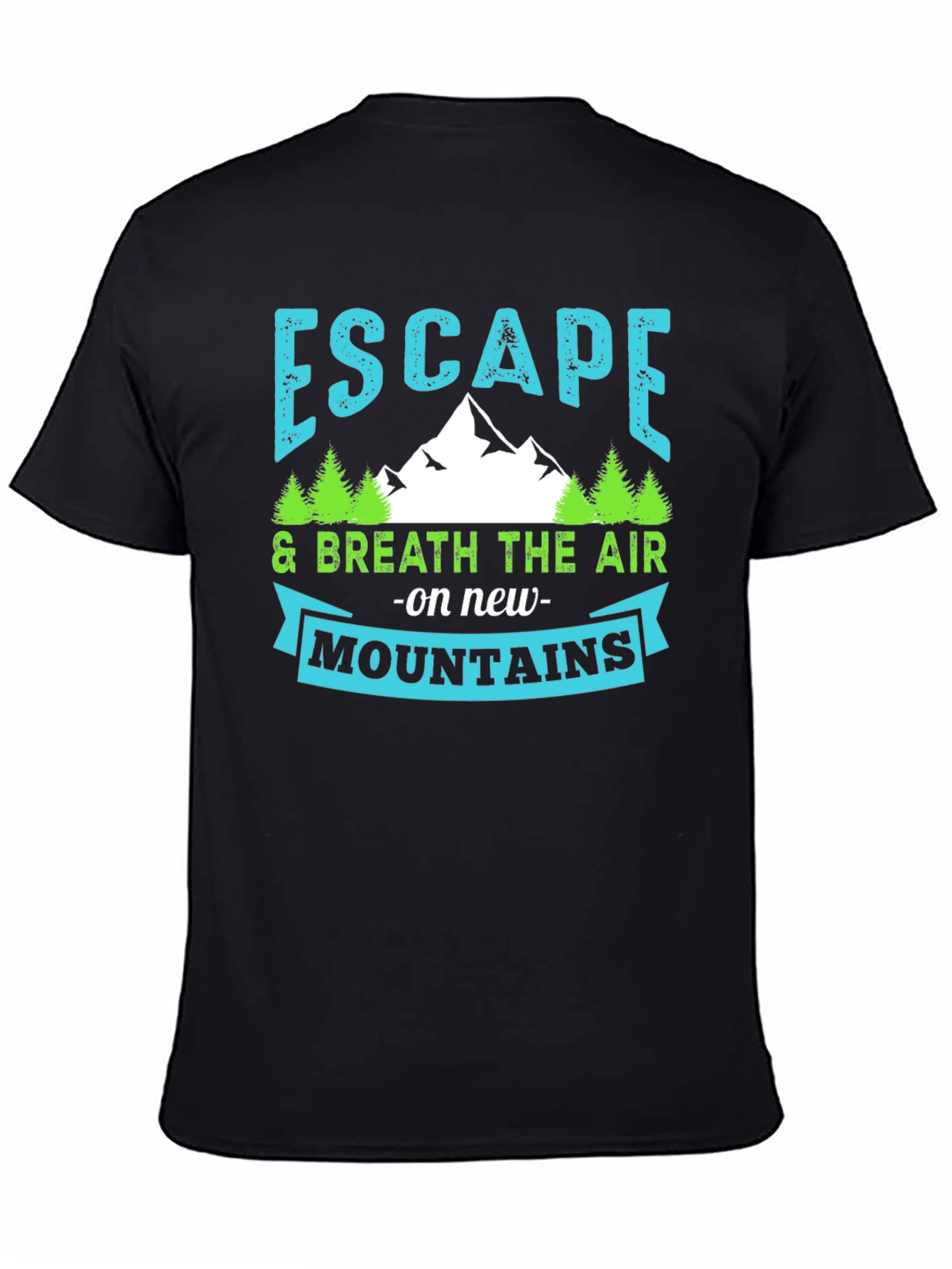 Escape to New Mountains Graphic T-Shirt