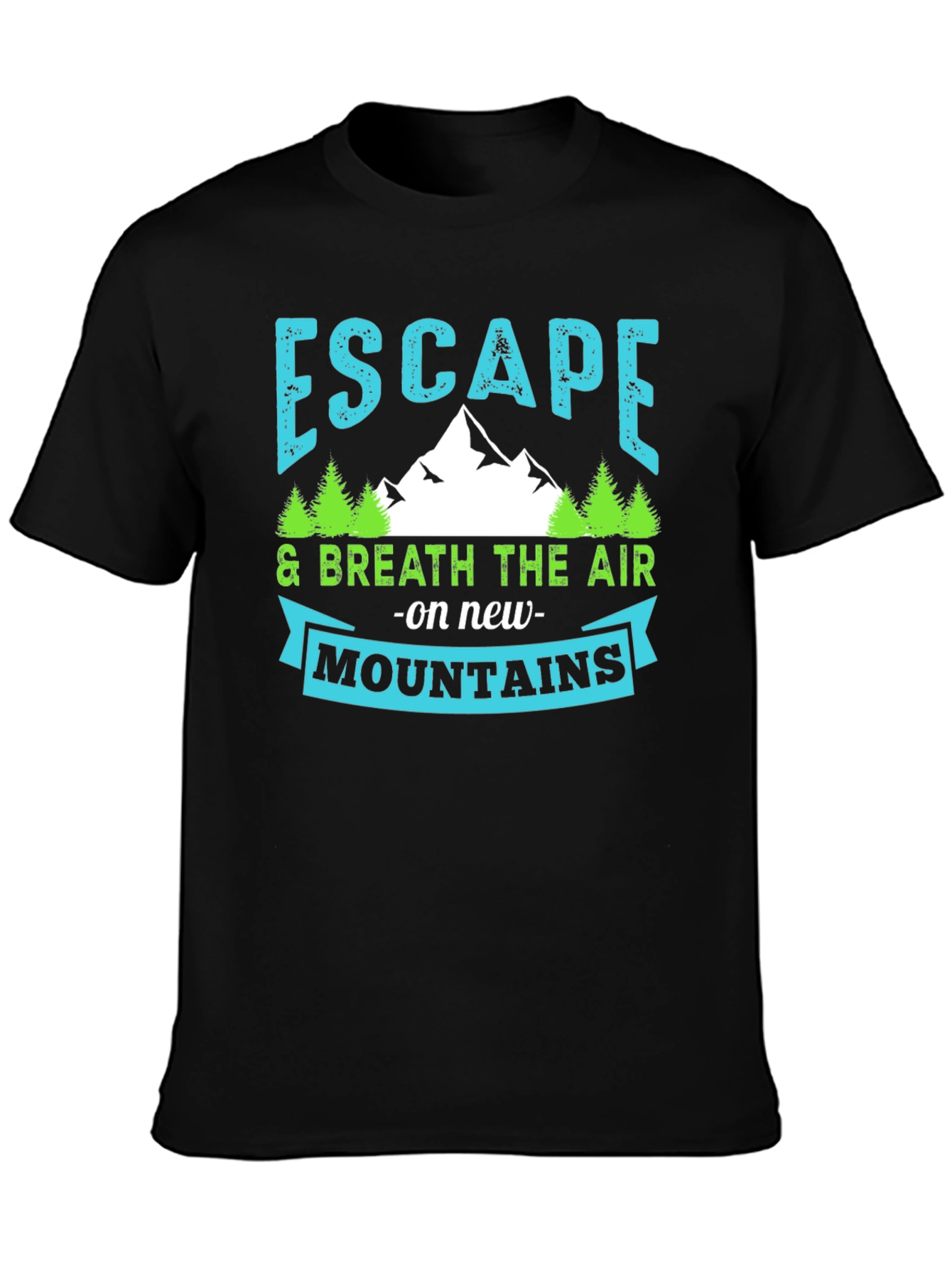 Escape to New Mountains Graphic T-Shirt