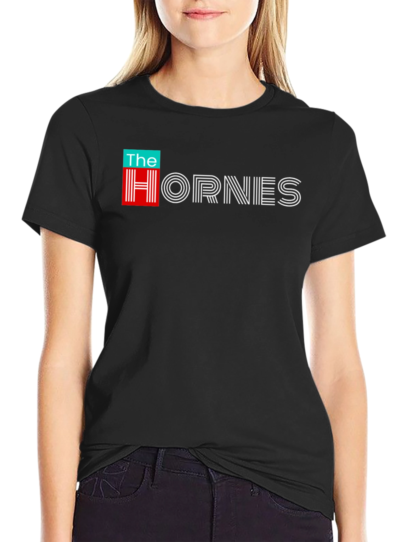 The Hornies Graphic T-Shirt - Bold Black Tee
