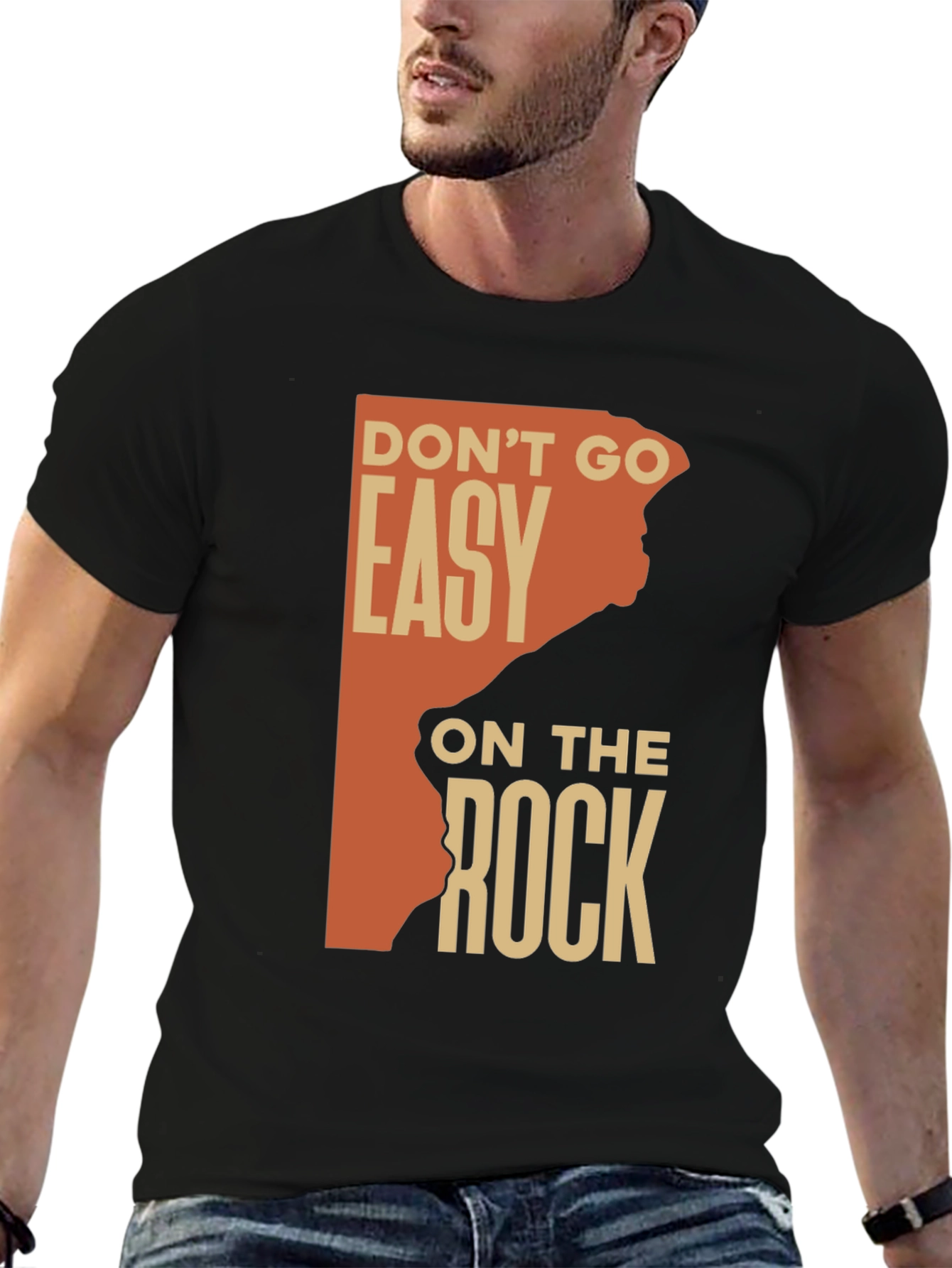 Dont Go Easy On The Rock Graphic Tee