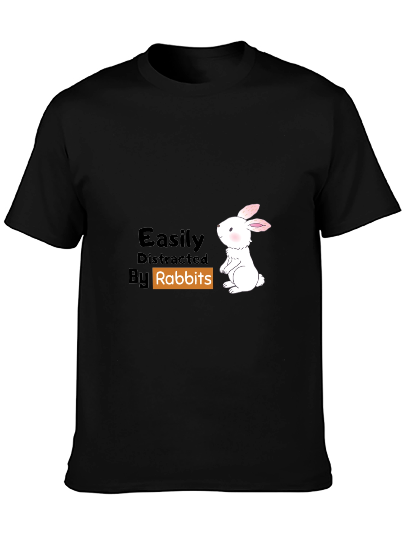 Easily Distracted By Rabbits Graphic Tee