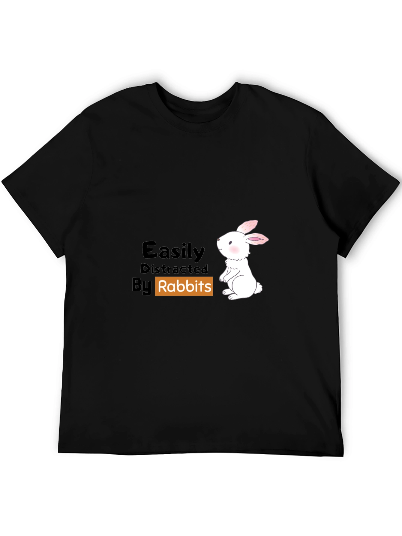 Easily Distracted By Rabbits Graphic Tee