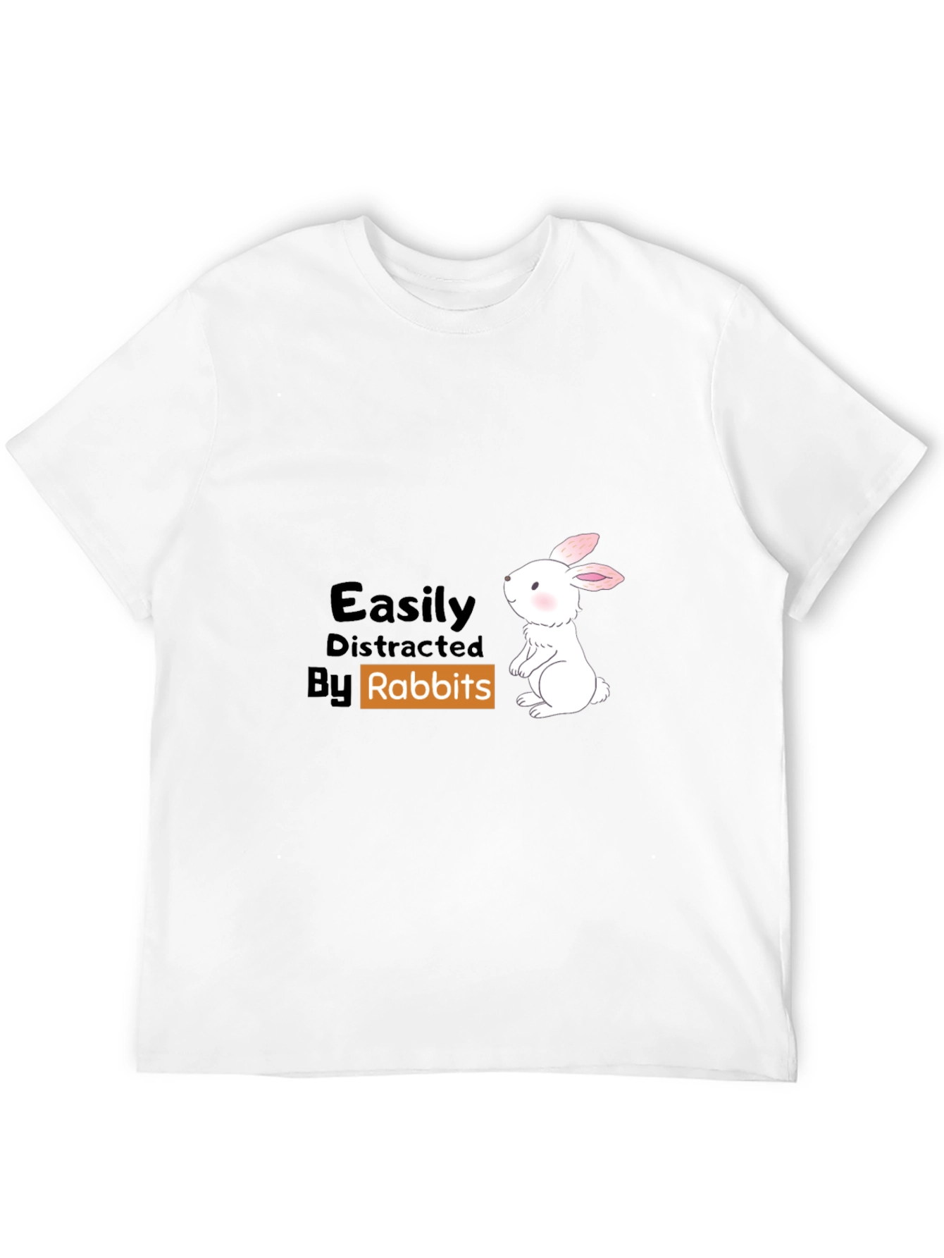 Easily Distracted By Rabbits Graphic Tee