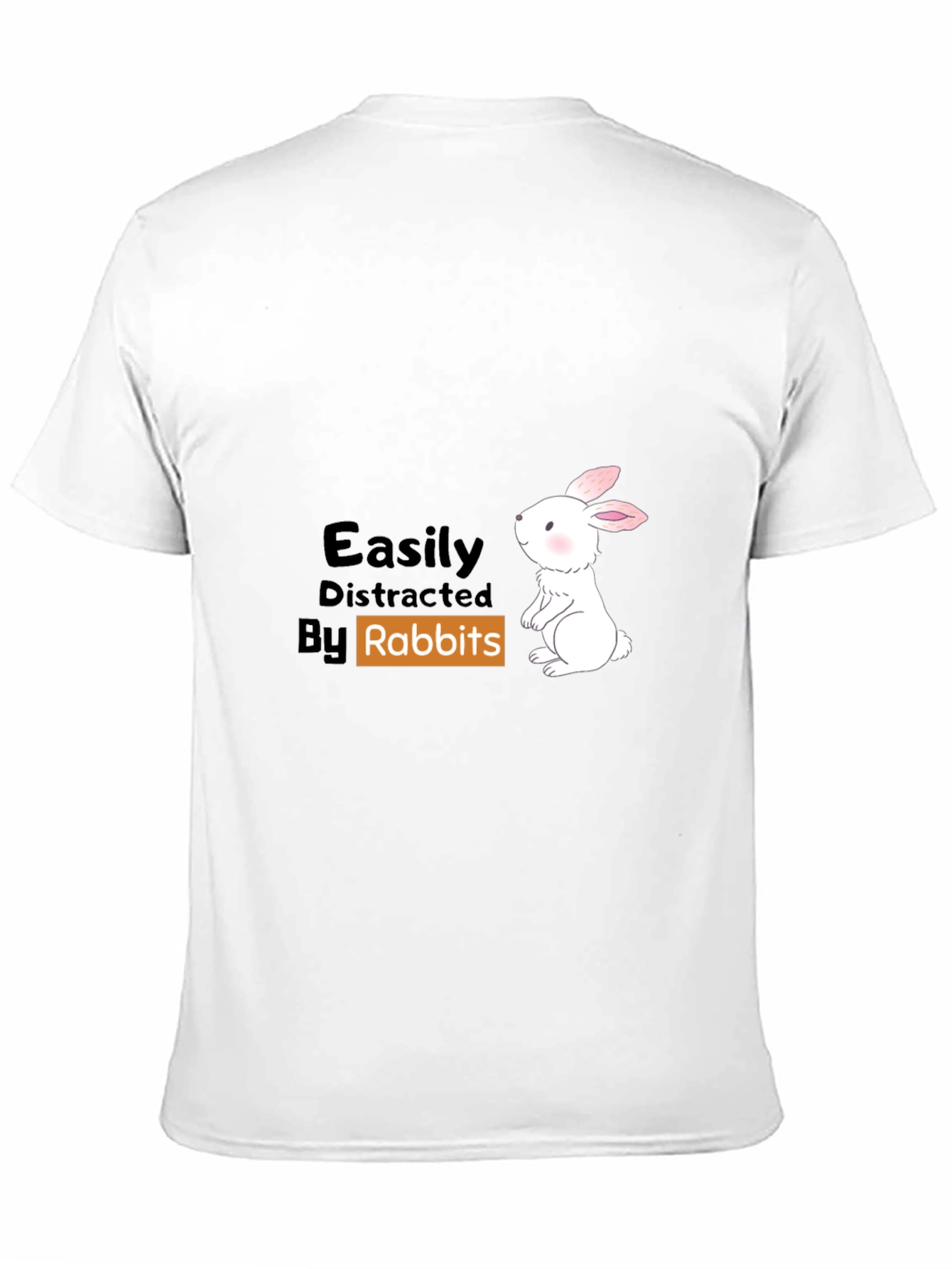 Easily Distracted By Rabbits Graphic Tee