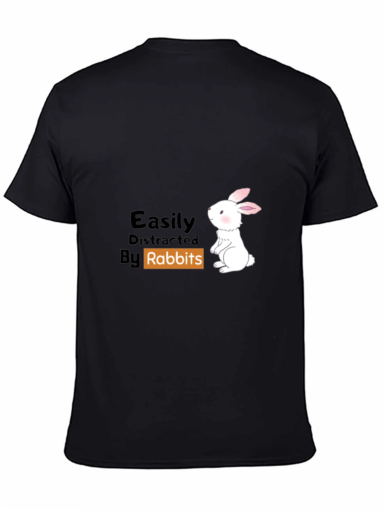 Easily Distracted By Rabbits Graphic Tee