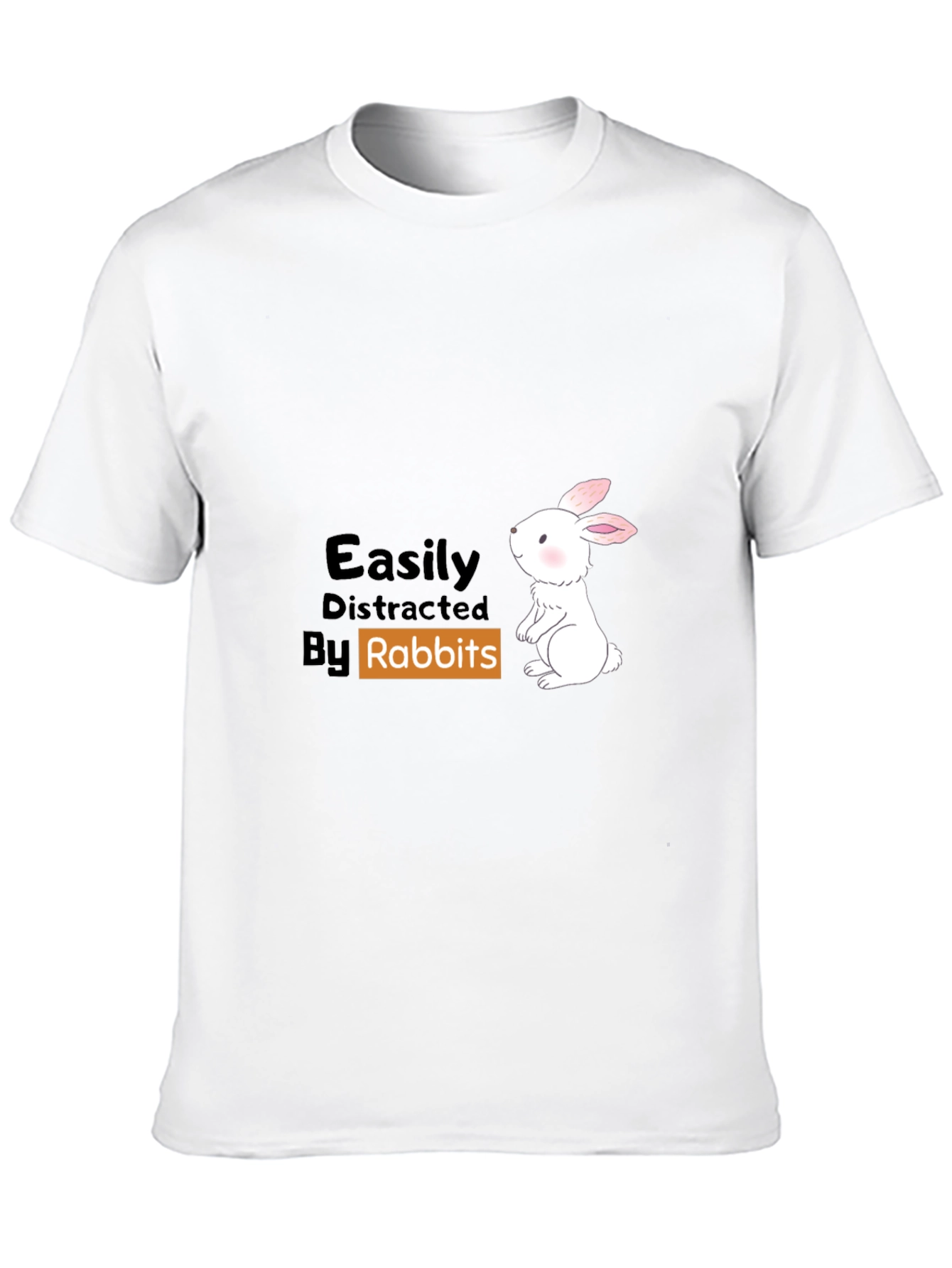 Easily Distracted By Rabbits Graphic Tee
