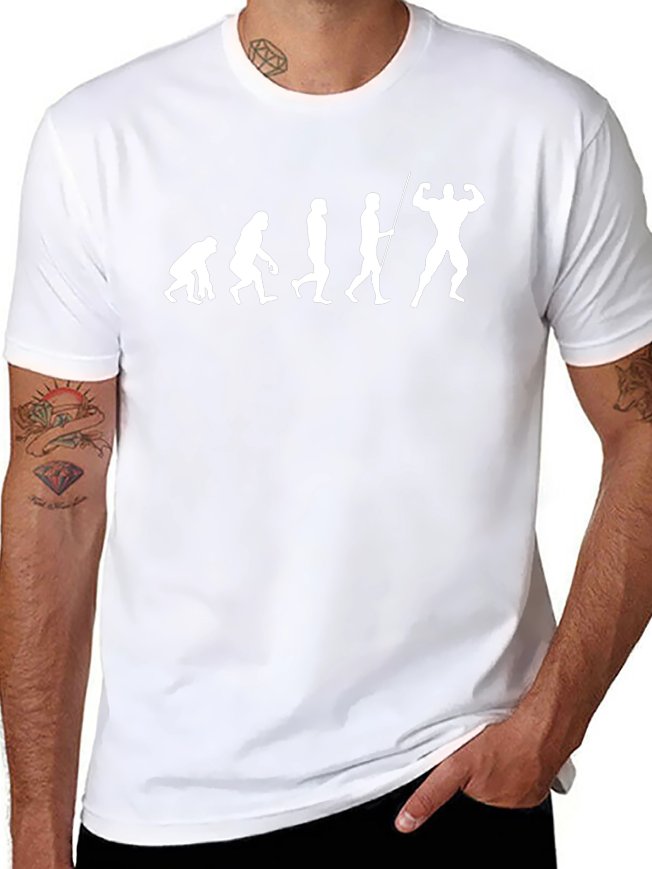 Evolution of Gym Rat Tee