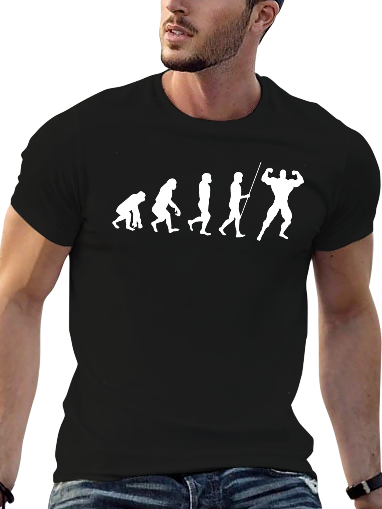 Evolution of Gym Rat Tee