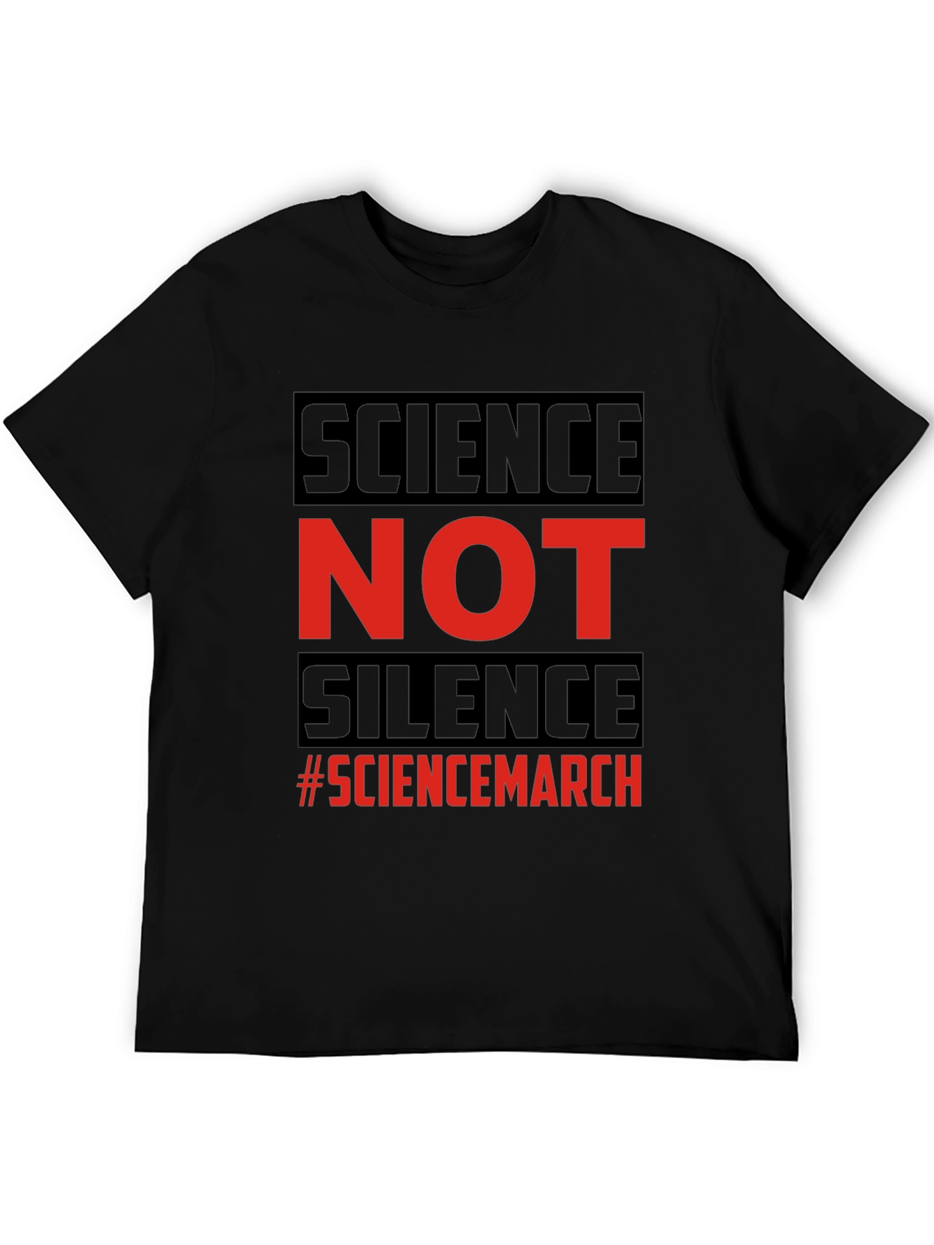 Science Not Silence T-Shirt - Science March Tee