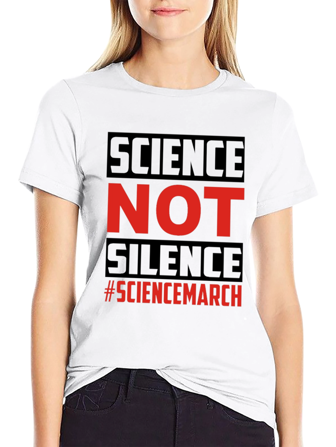 Science Not Silence T-Shirt - Science March Tee
