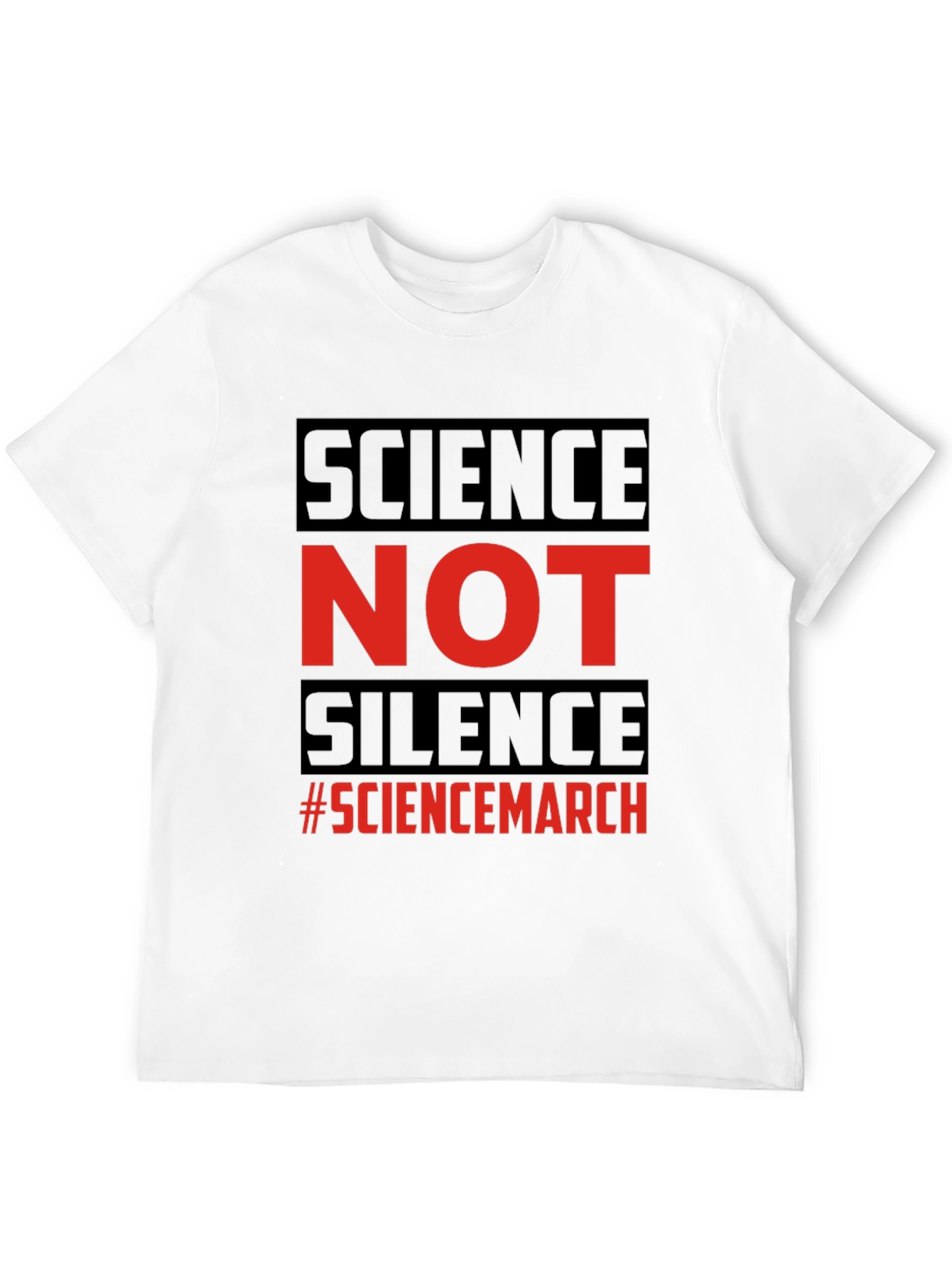 Science Not Silence T-Shirt - Science March Tee