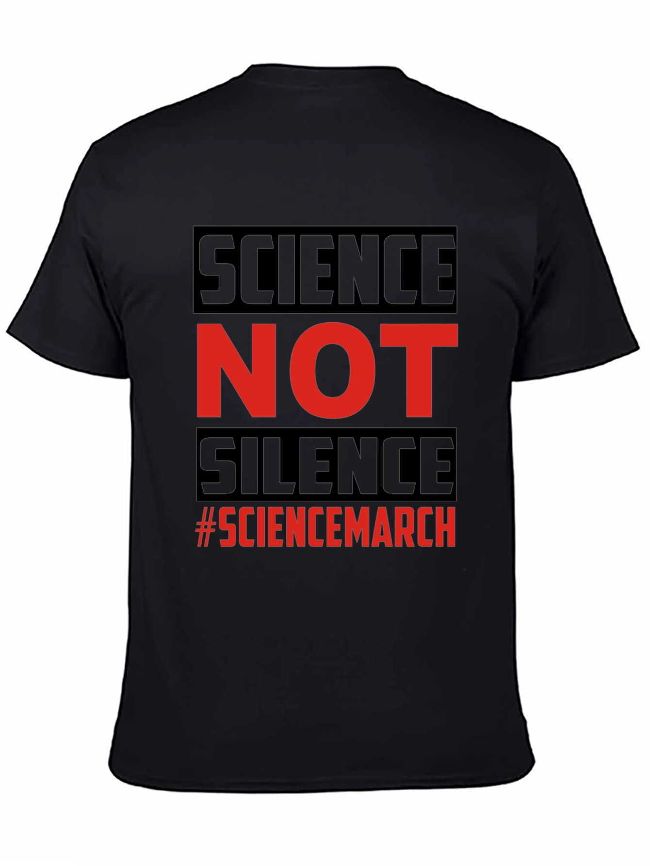 Science Not Silence T-Shirt - Science March Tee