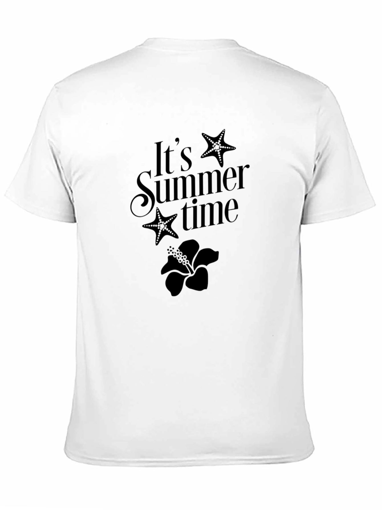 Its Summer Time T-Shirt - Black Graphic Tee