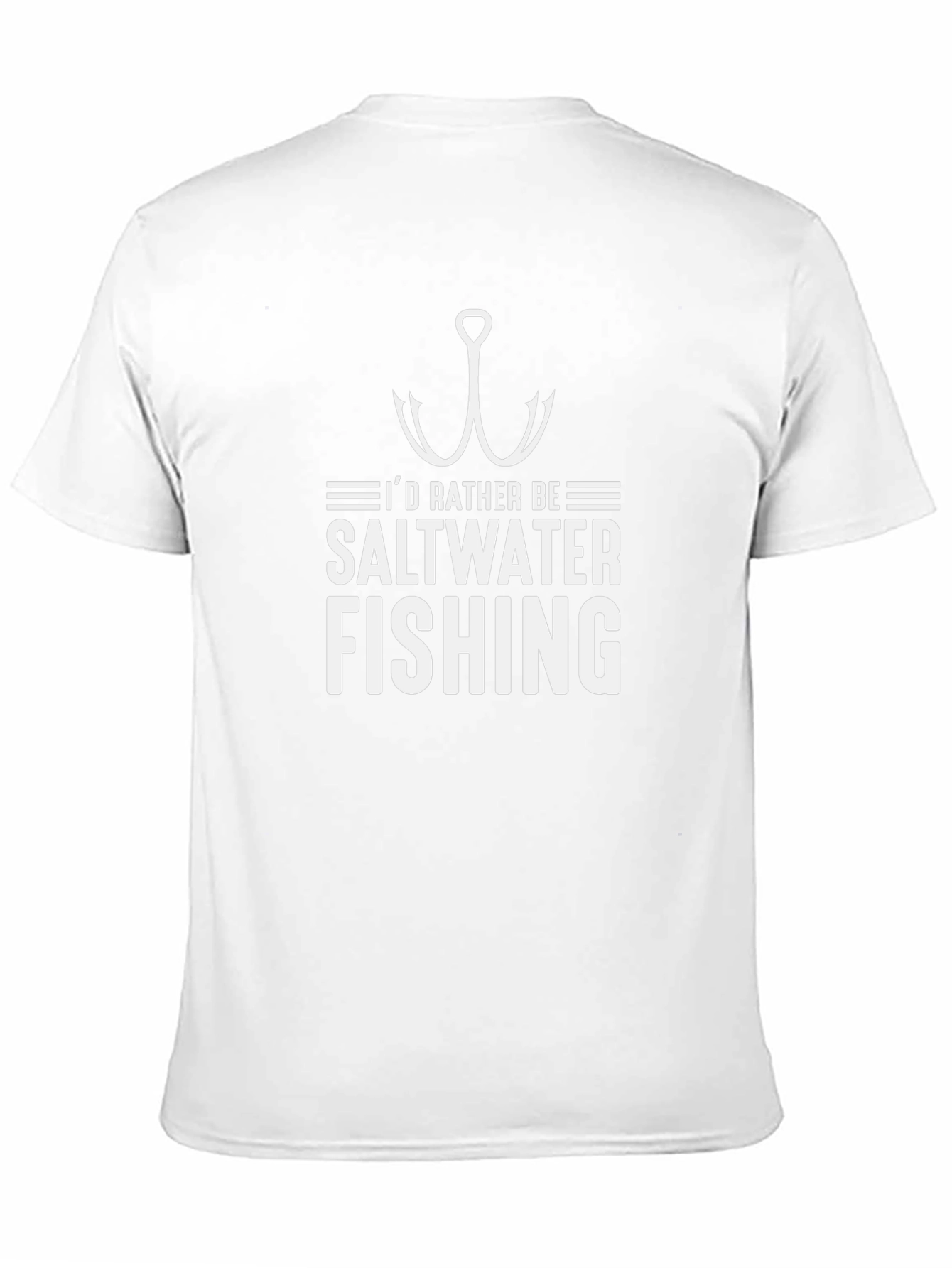 Saltwater Fishing T-Shirt - Hook Design