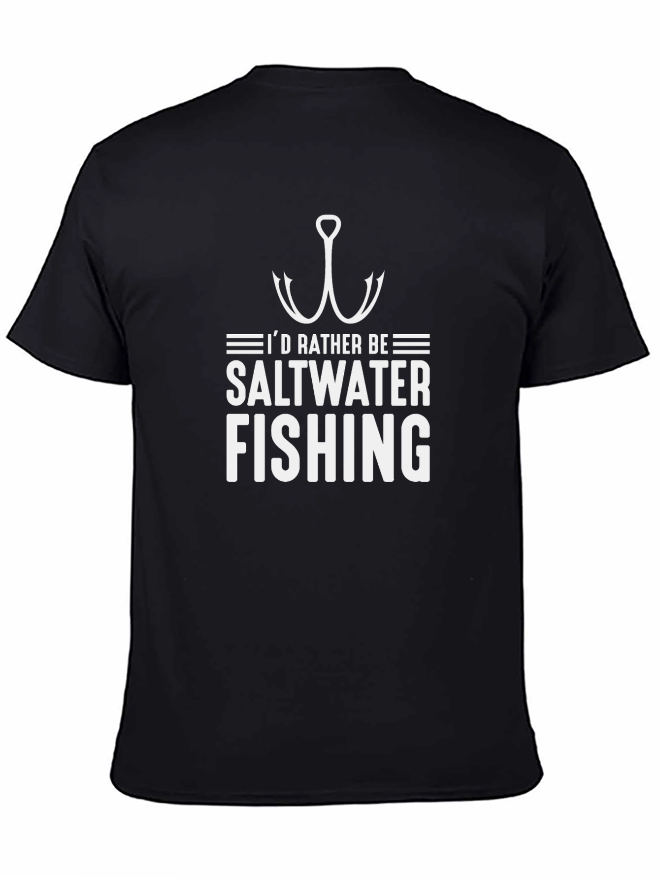 Saltwater Fishing T-Shirt - Hook Design