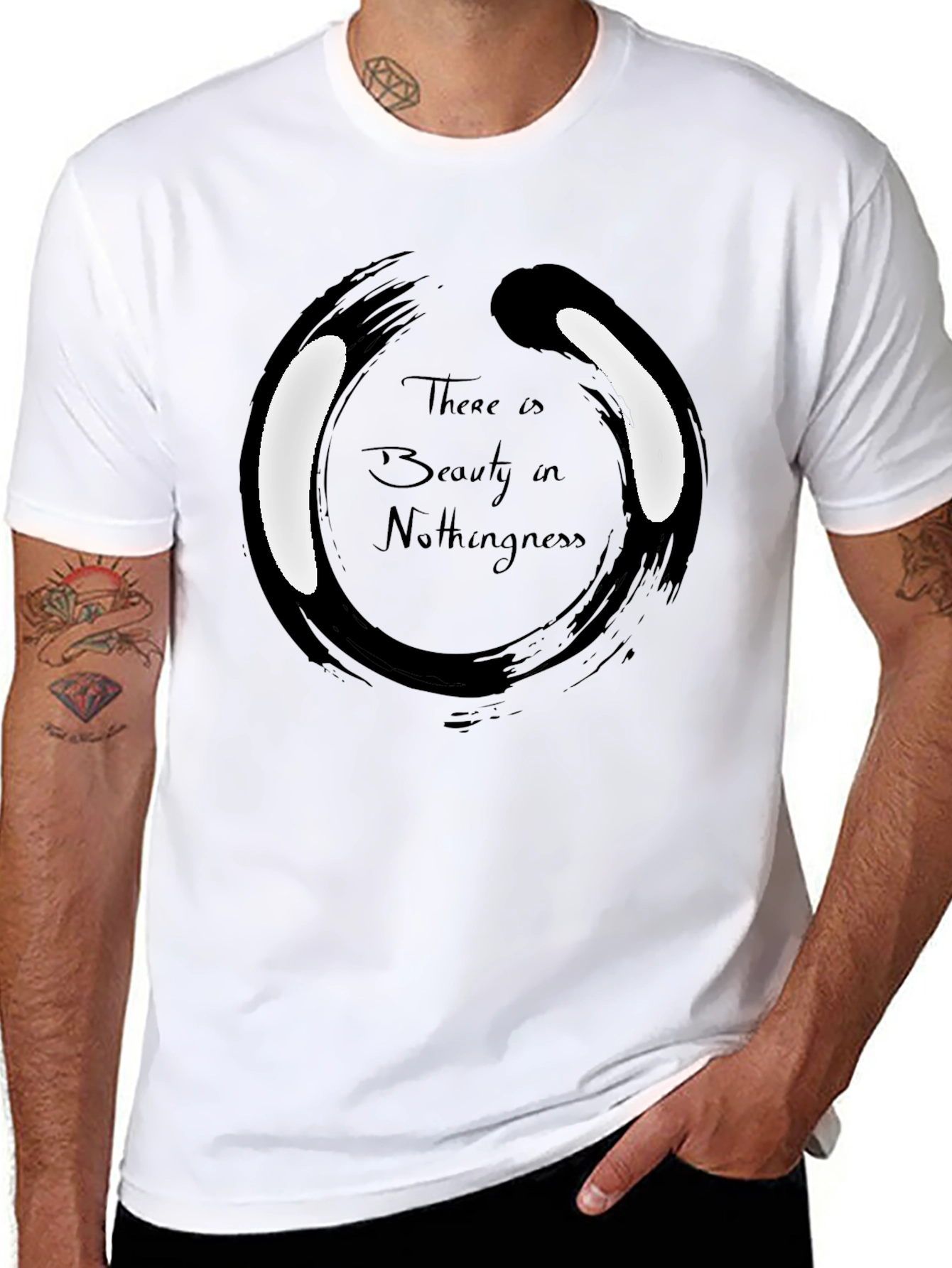Beauty in Nothingness Black T-Shirt
