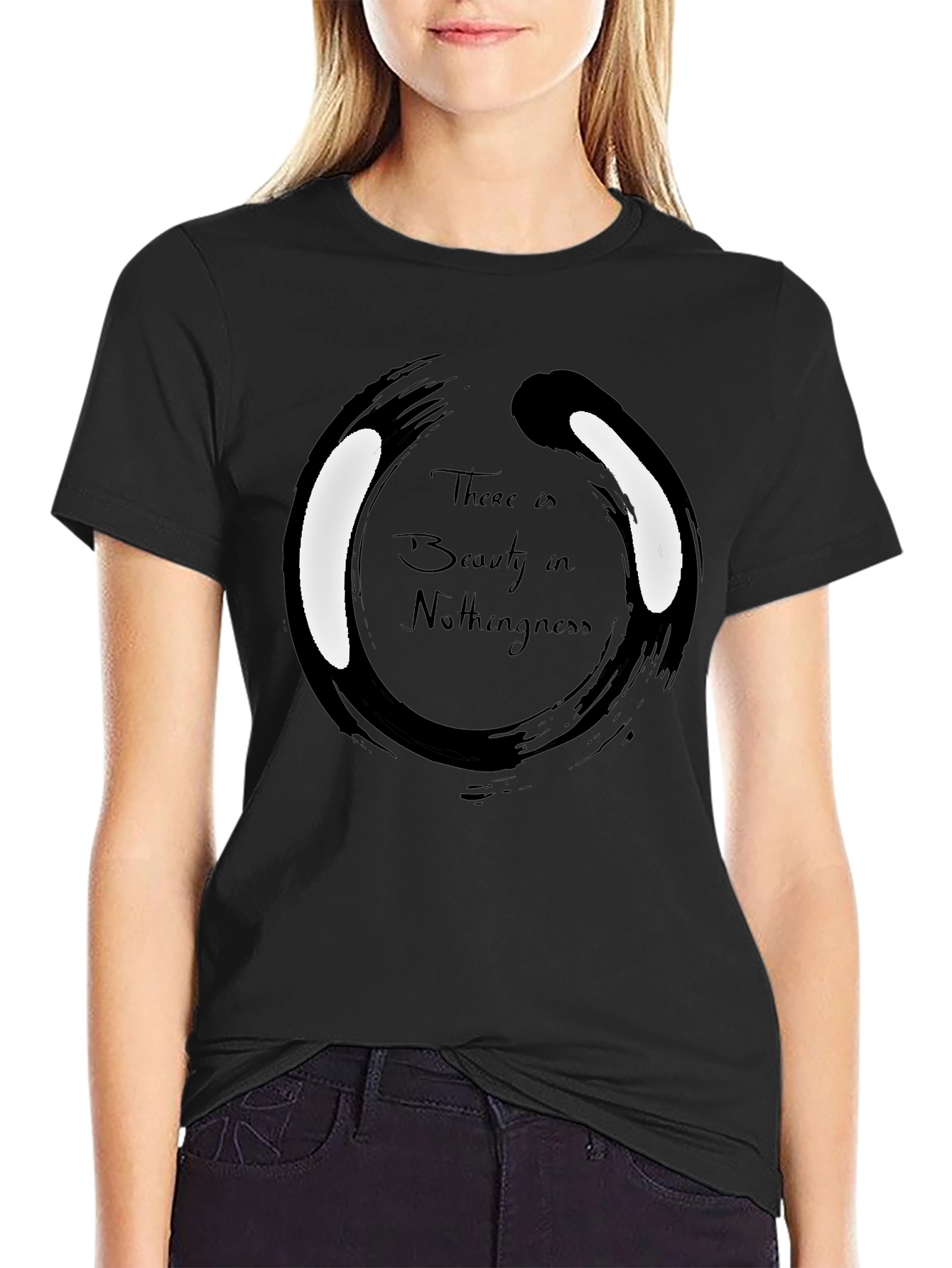 Beauty in Nothingness Black T-Shirt