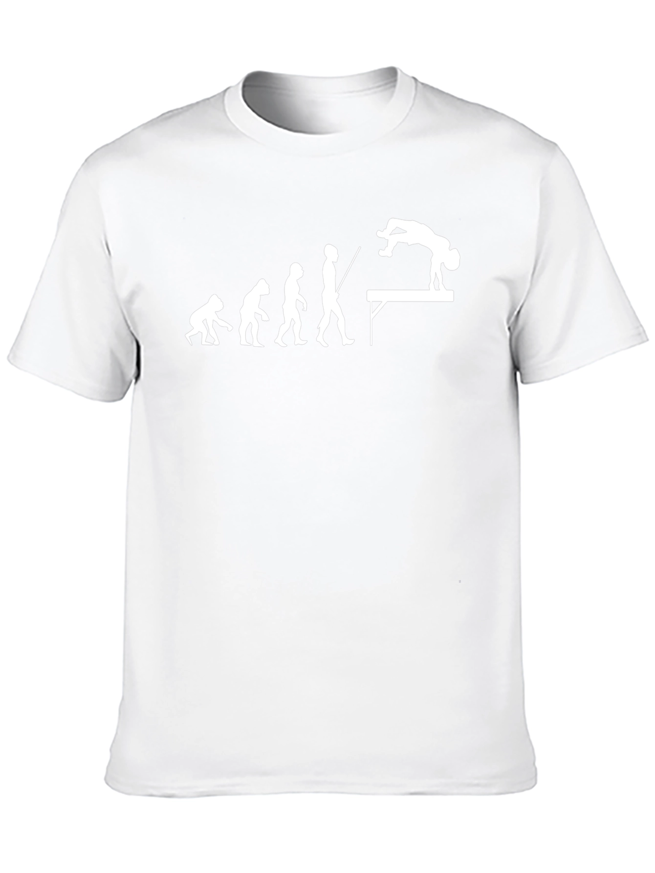 Evolution of Vaulting Black T-Shirt