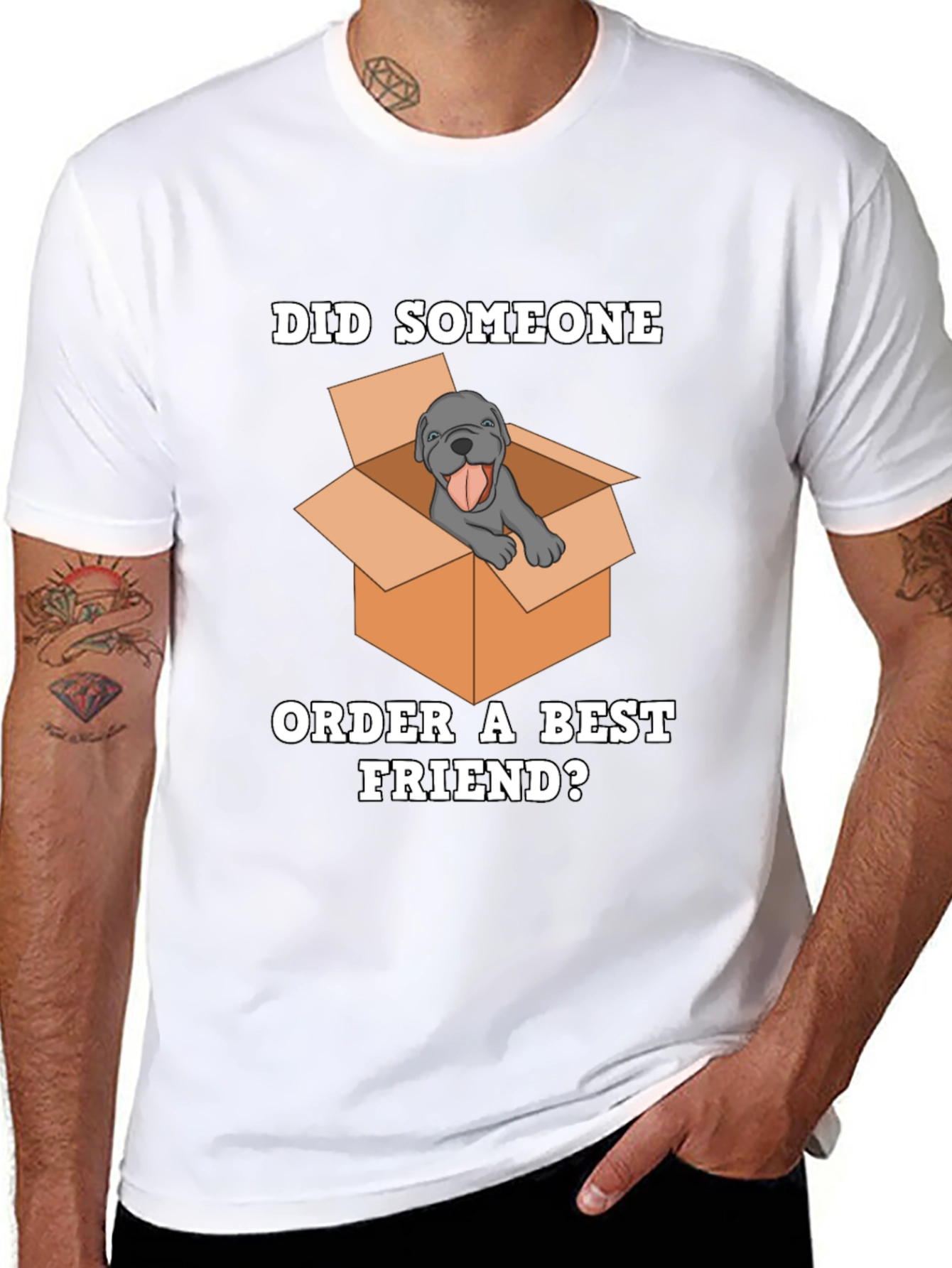 Best Friend Dog T-Shirt - Novelty Tee