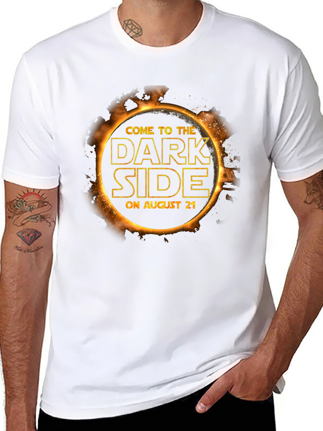 Dark Side Graphic T-Shirt - August 21st Event Tee
