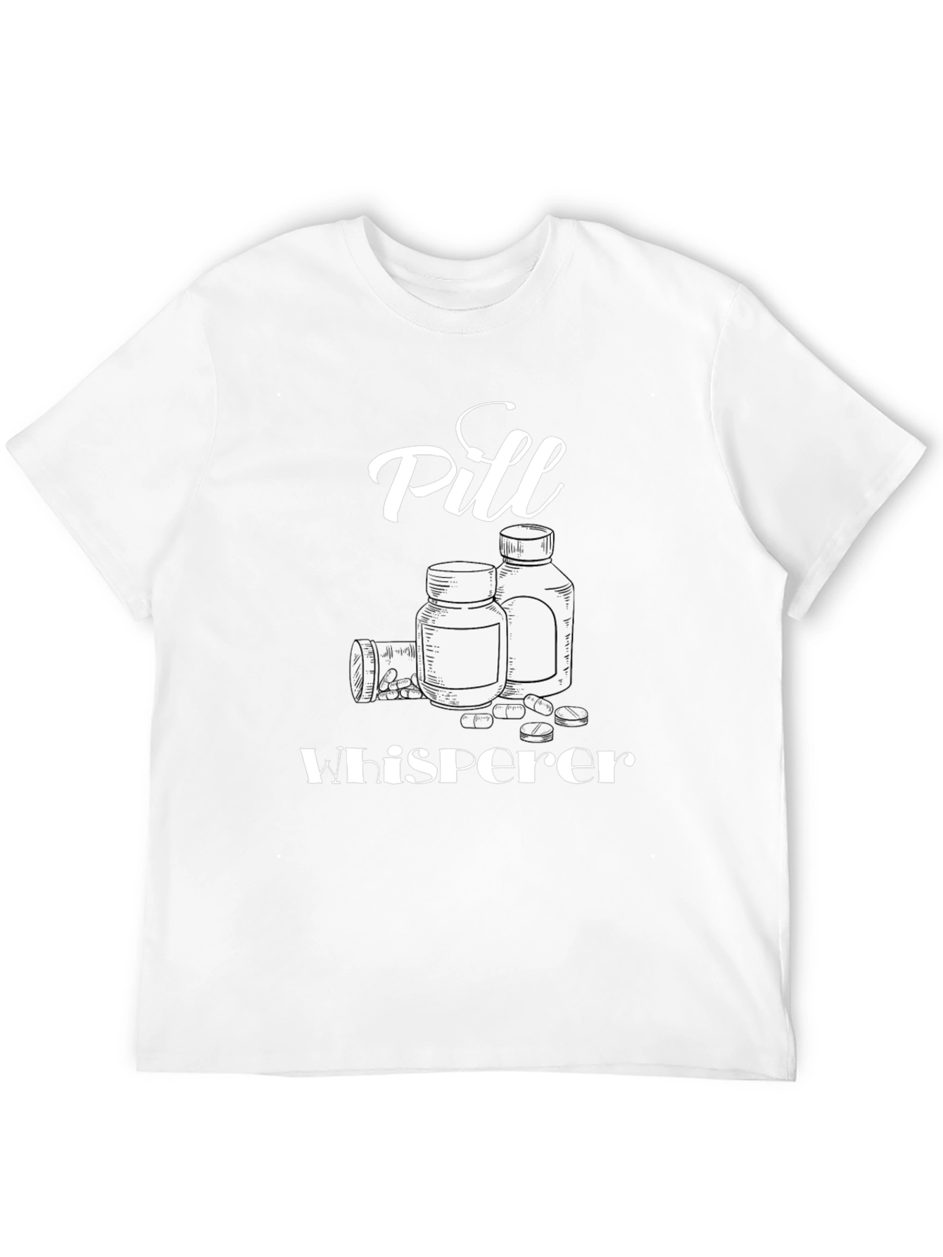 Pill Whisperer Graphic T-Shirt - Black Cotton Tee