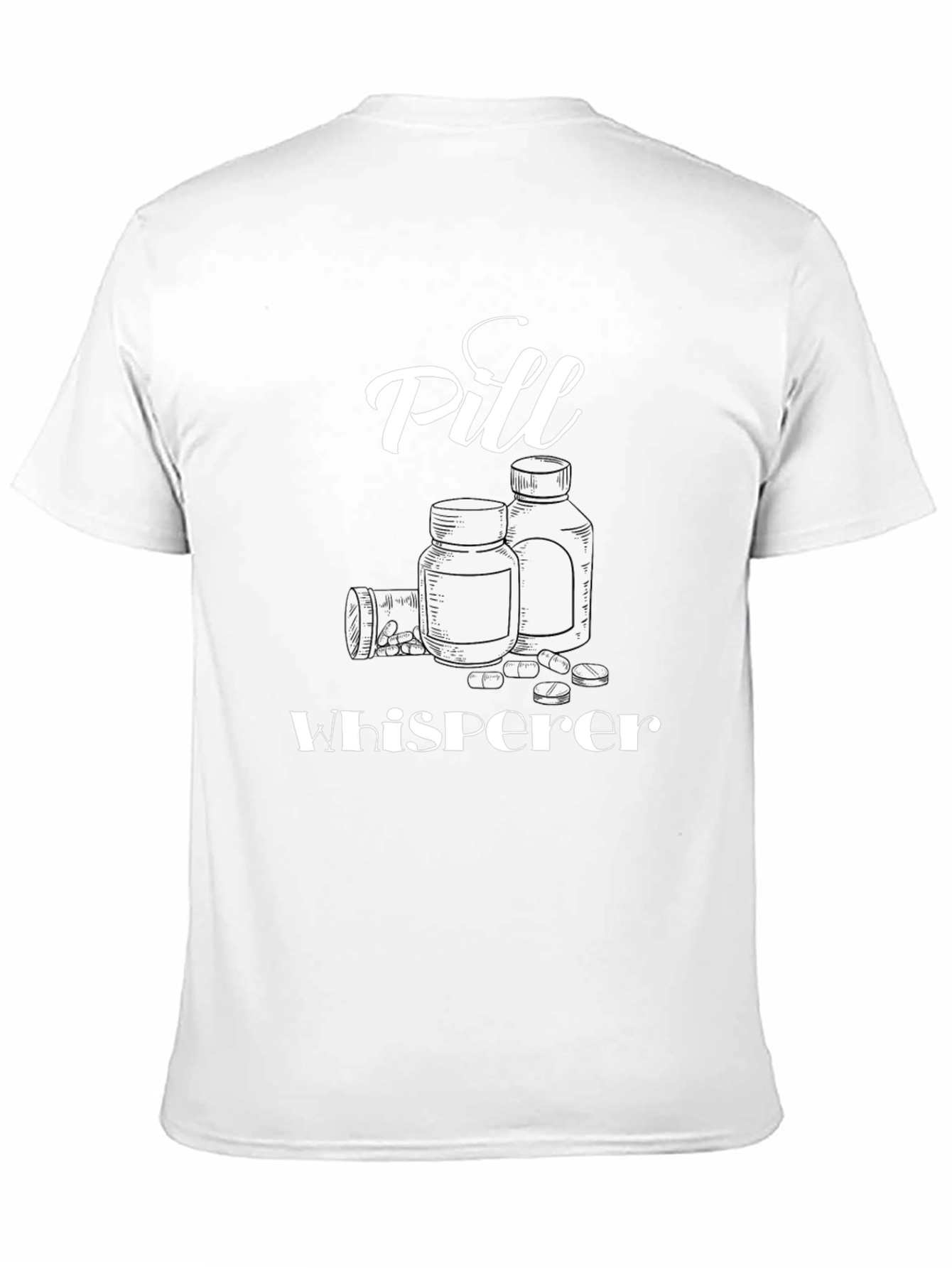 Pill Whisperer Graphic T-Shirt - Black Cotton Tee